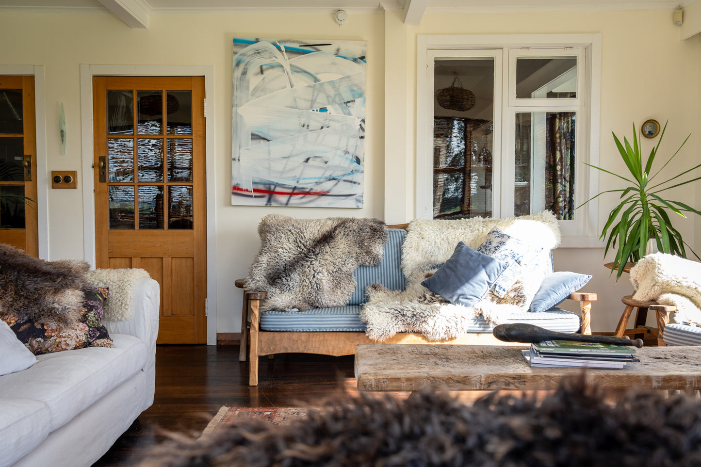 How to use Three Sticks Gotland sheepskin in your home