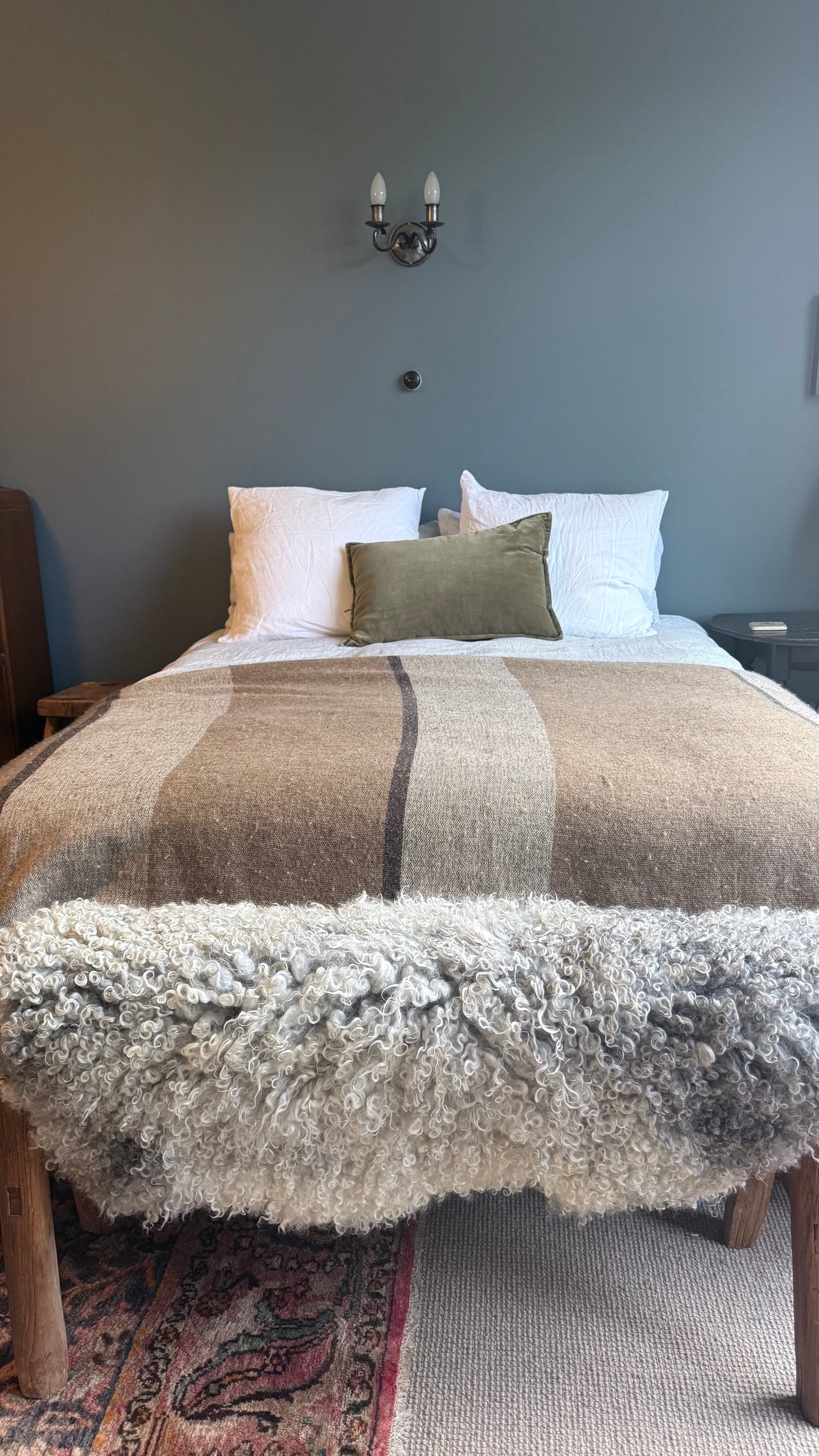
                  
                    Gotland Sheepskin Rug, White/Silver, Long Wool
                  
                