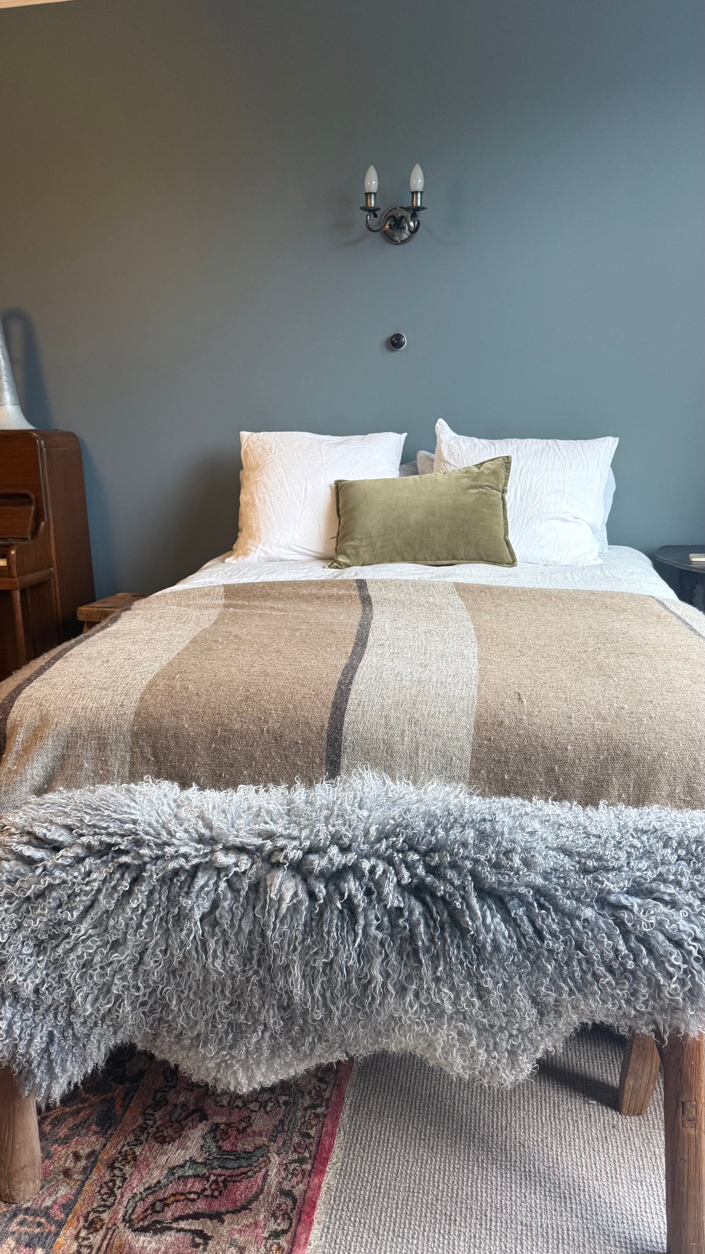 
                  
                    Gotland Sheepskin Rug, Light Grey/Silver, Long Wool
                  
                