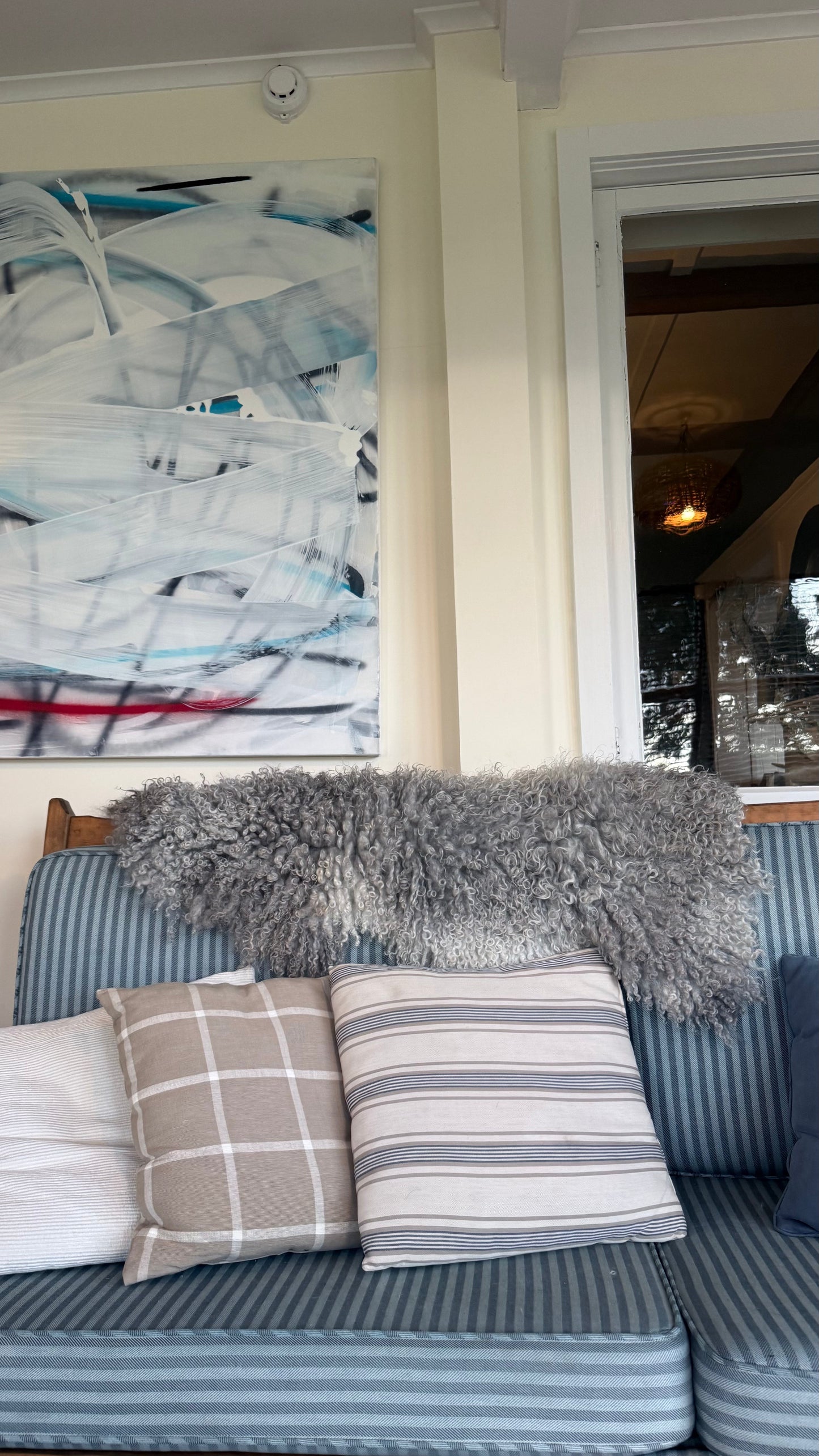 
                  
                    Gotland Sheepskin Rug, Light Grey/Silver, Long Wool
                  
                