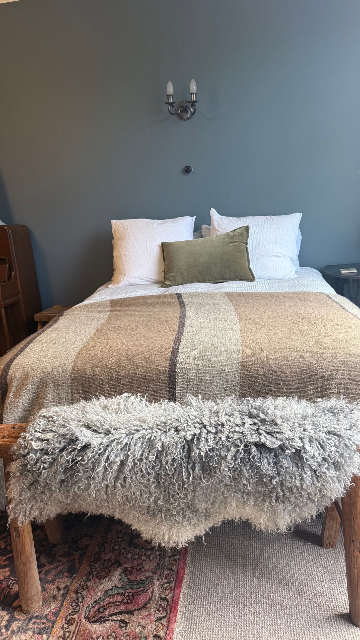 
                  
                    Gotland Sheepskin Rug, Light Grey/Silver, Long Wool
                  
                