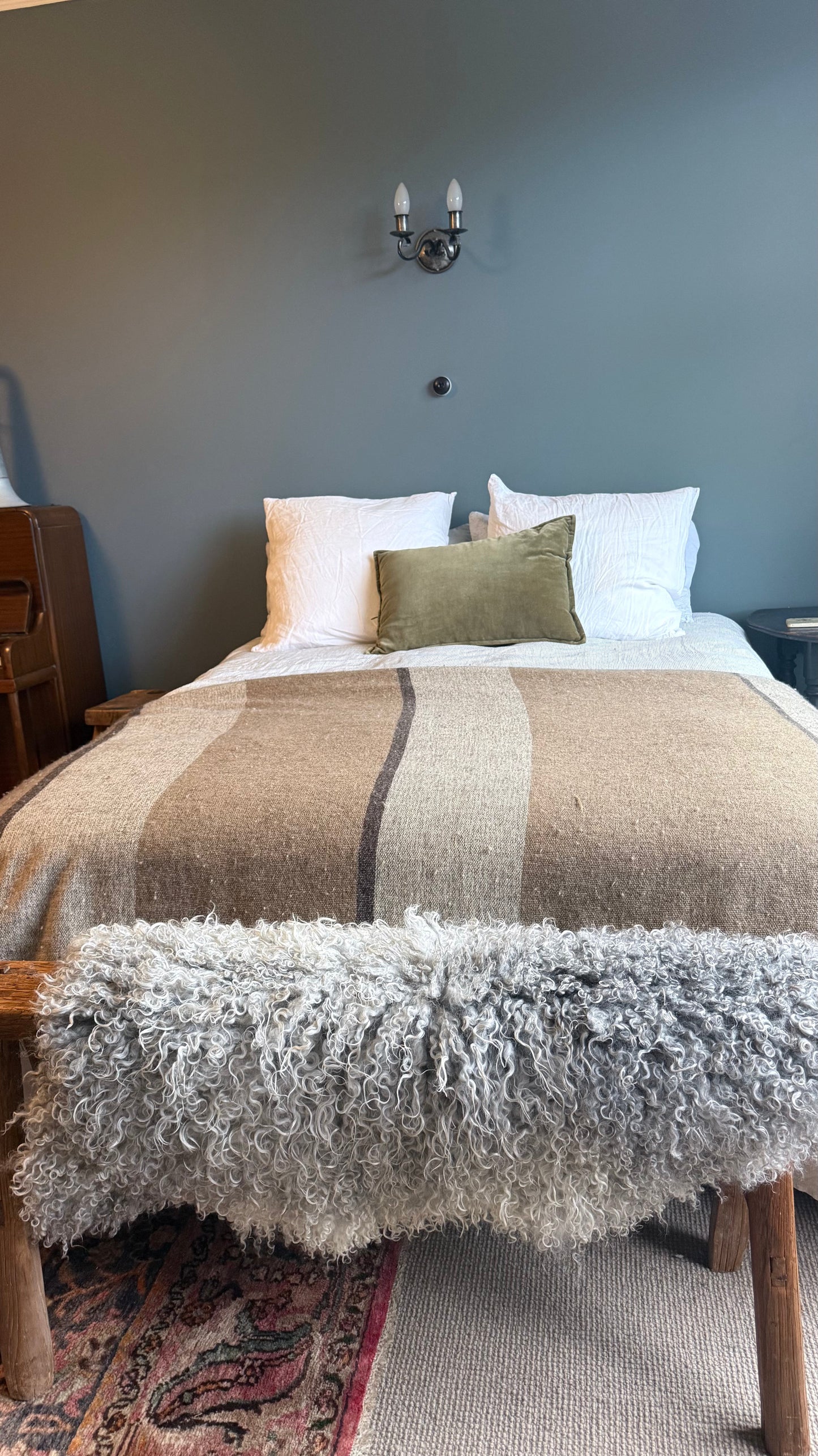 
                  
                    Gotland Sheepskin Rug, White/Silver, Long Wool
                  
                