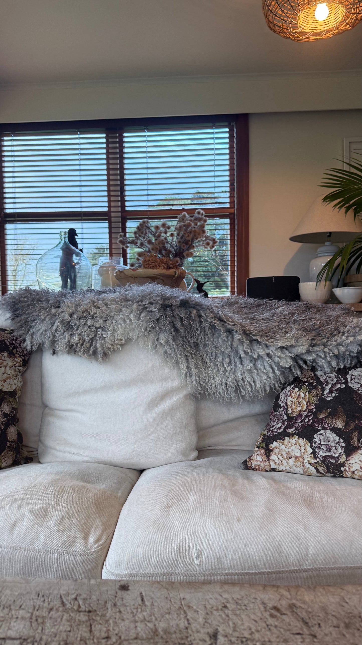
                  
                    Gotland Sheepskin Rug, Light Grey/Silver, Long Wool
                  
                