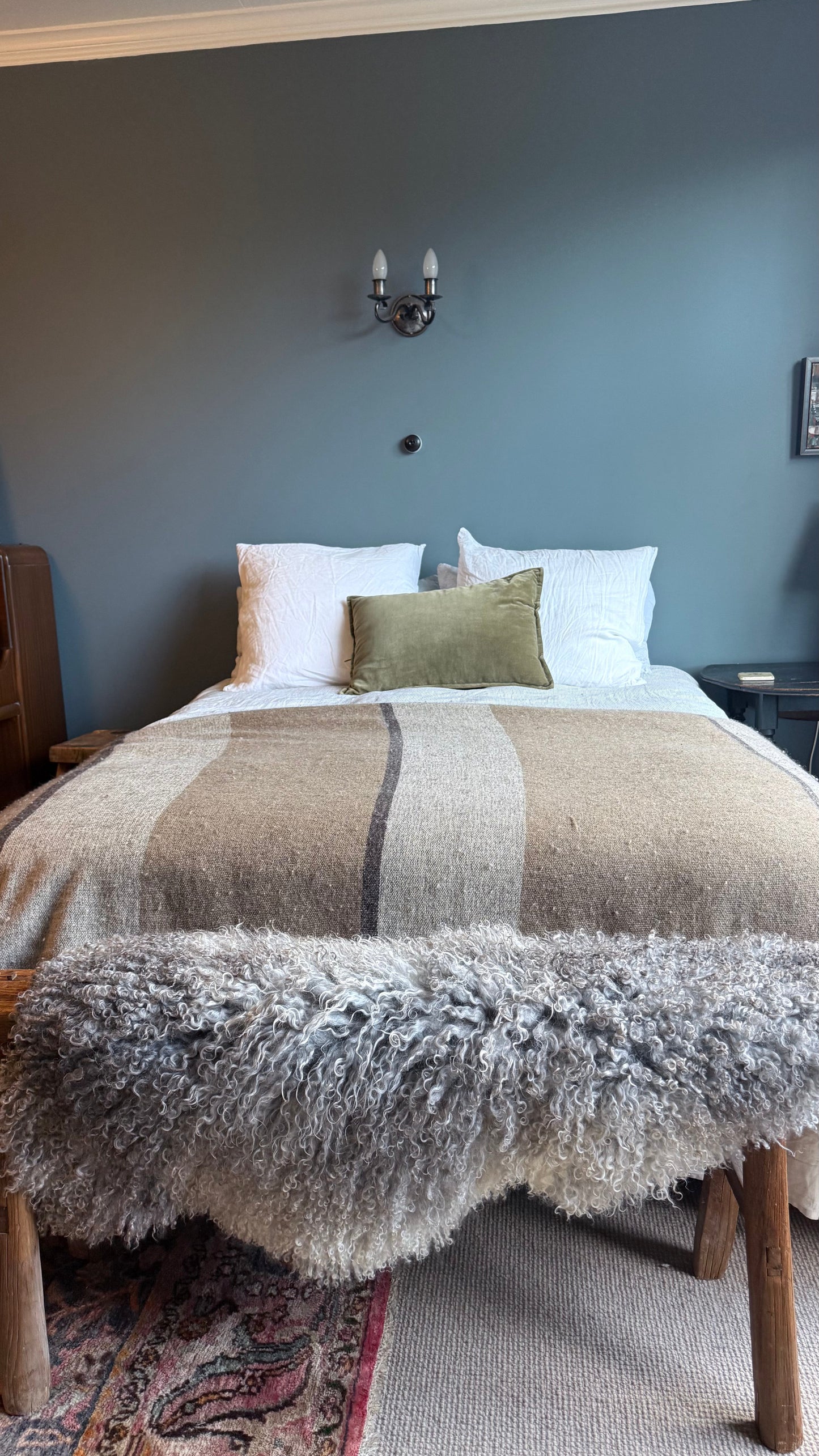 
                  
                    Gotland Sheepskin Rug, Light Grey/Silver, Long Wool
                  
                