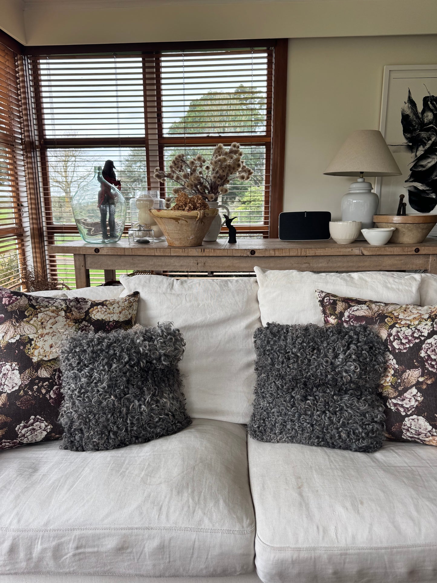 
                  
                    Gotland Sheepskin Pillow Pair Mid/Dark Grey
                  
                