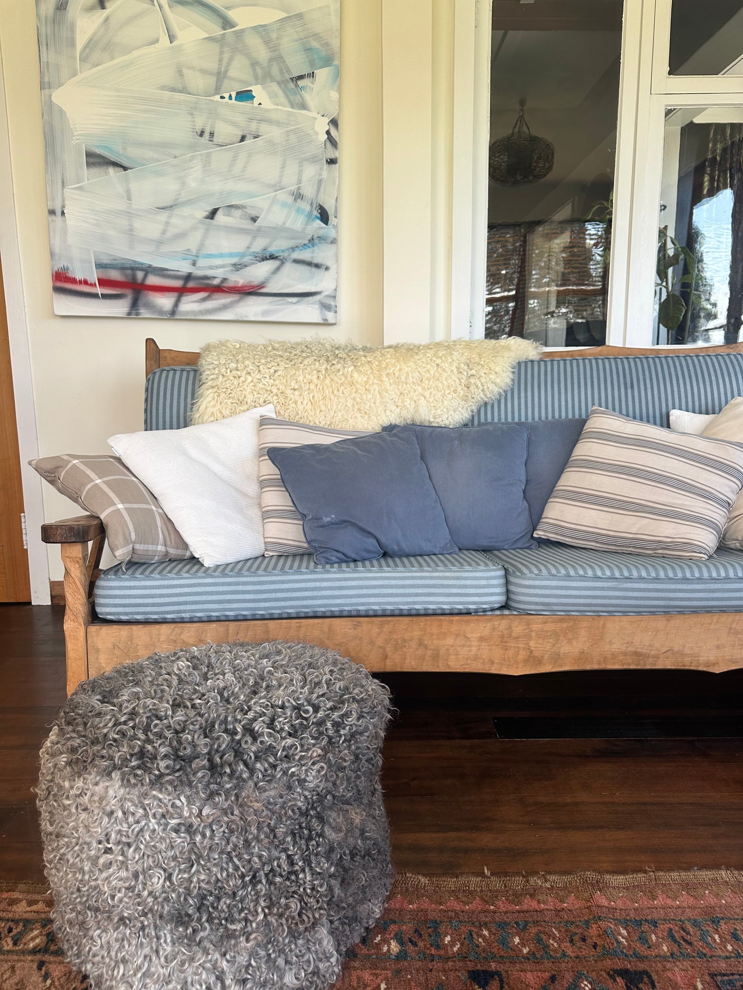 
                  
                    Gotland Sheepskin Ottoman Mid Grey
                  
                