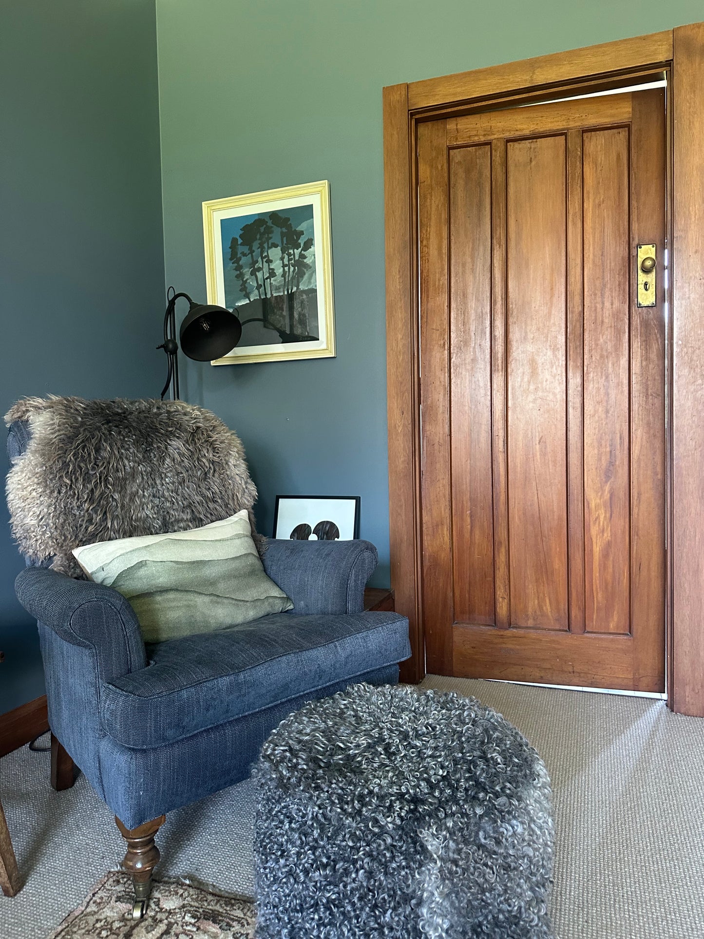 
                  
                    Gotland Sheepskin Ottoman Mid Grey
                  
                