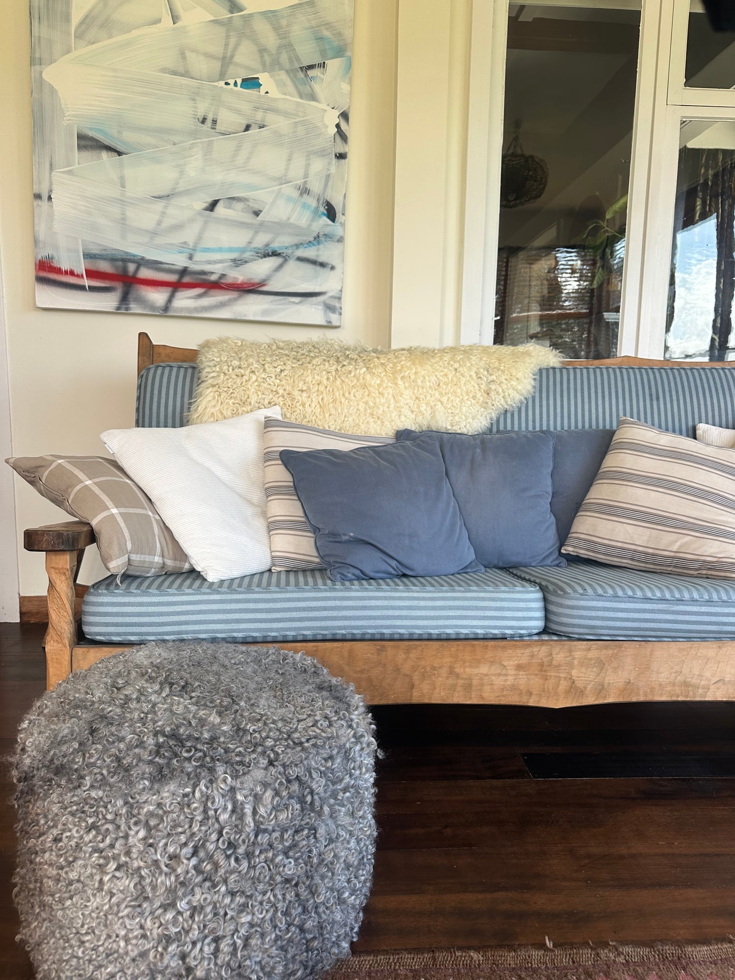 
                  
                    Gotland Sheepskin Ottoman Light Grey
                  
                
