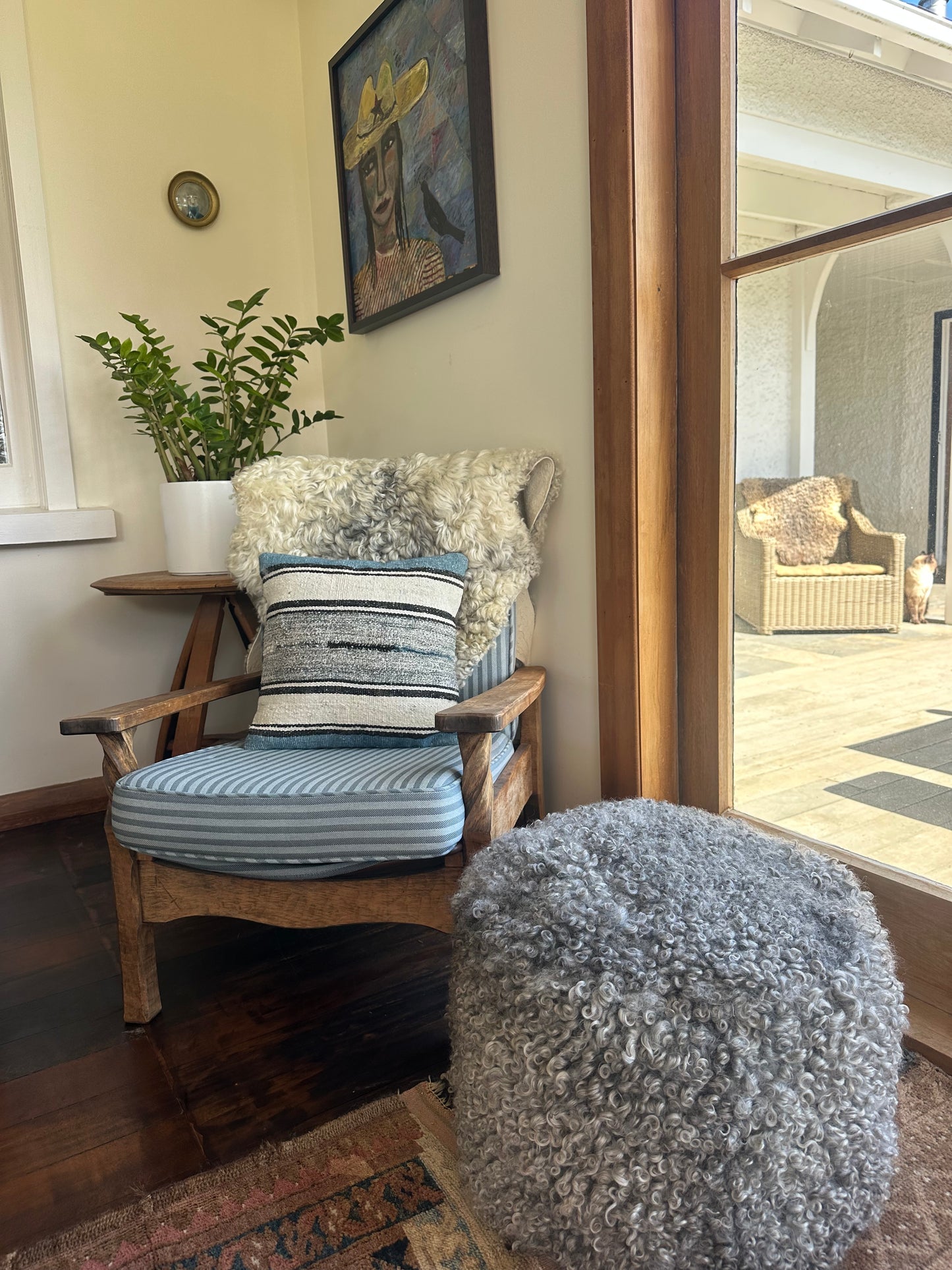 
                  
                    Gotland Sheepskin Ottoman Light Grey
                  
                