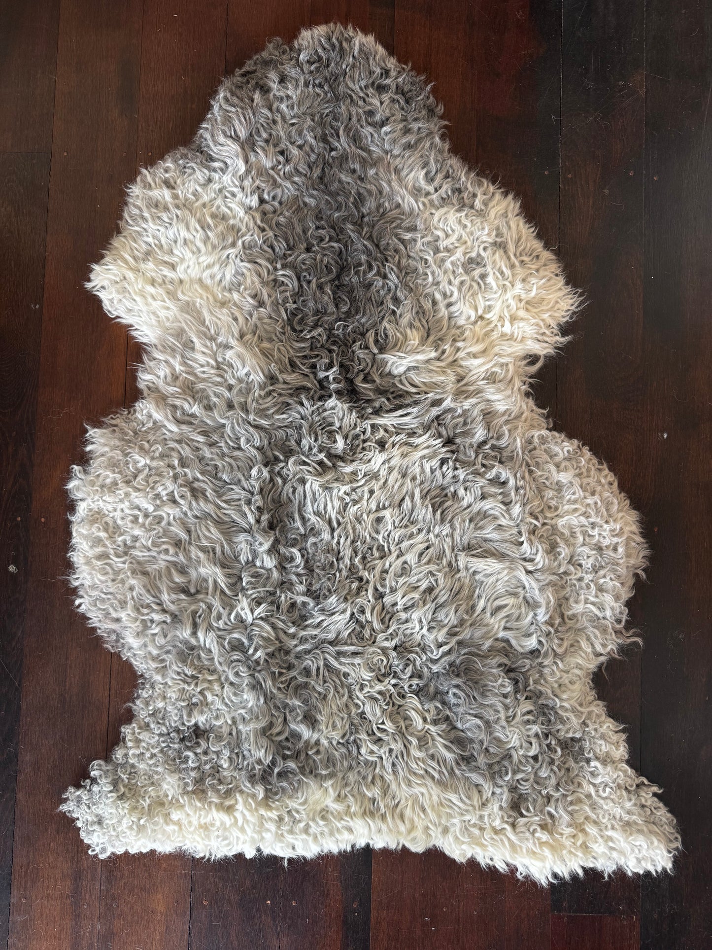 
                  
                    Gotland Sheepskin Rug White/Silver Grey Long Wool
                  
                