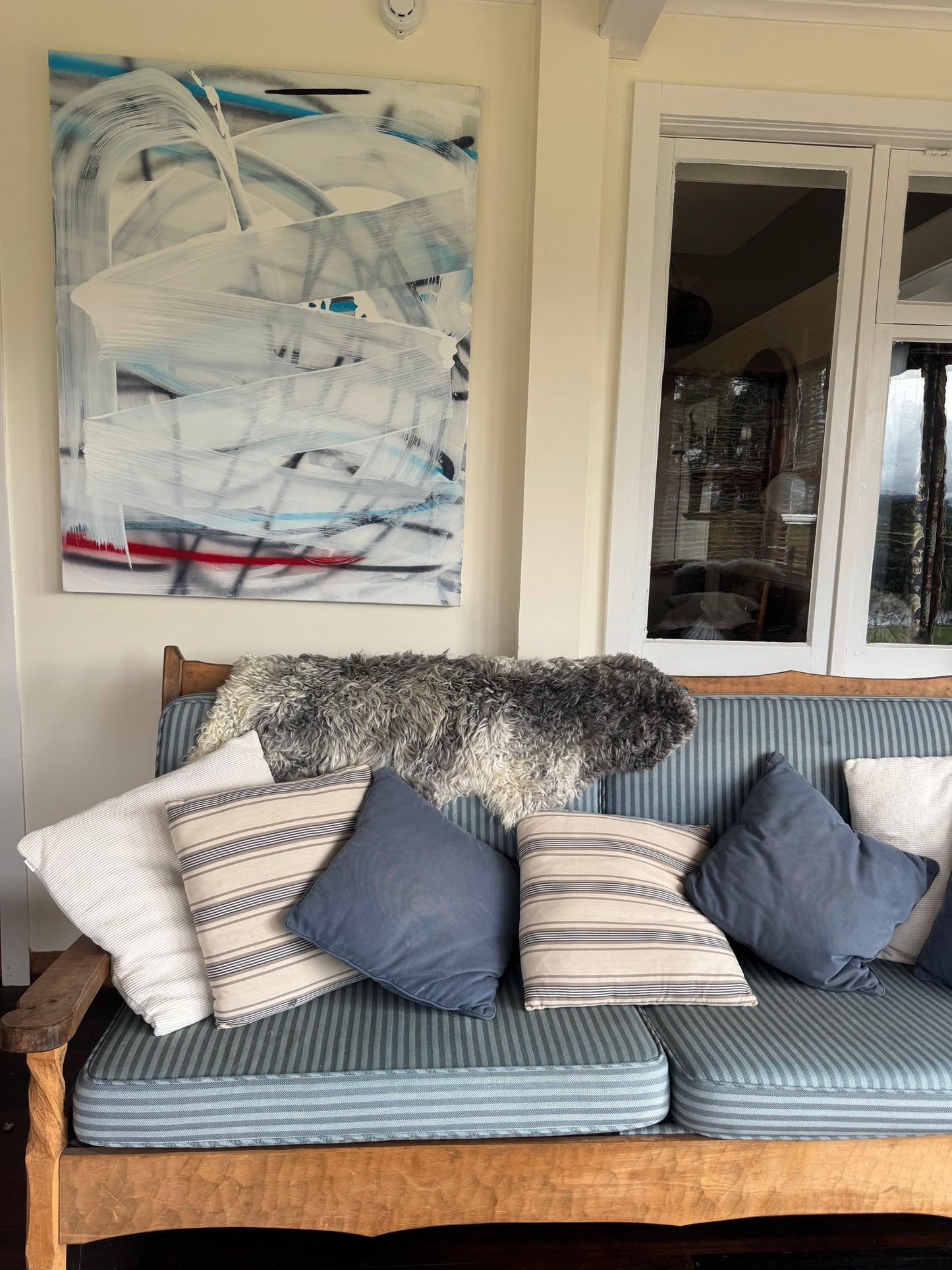 
                  
                    Gotland Sheepskin Rug White/Silver Grey Long Wool
                  
                