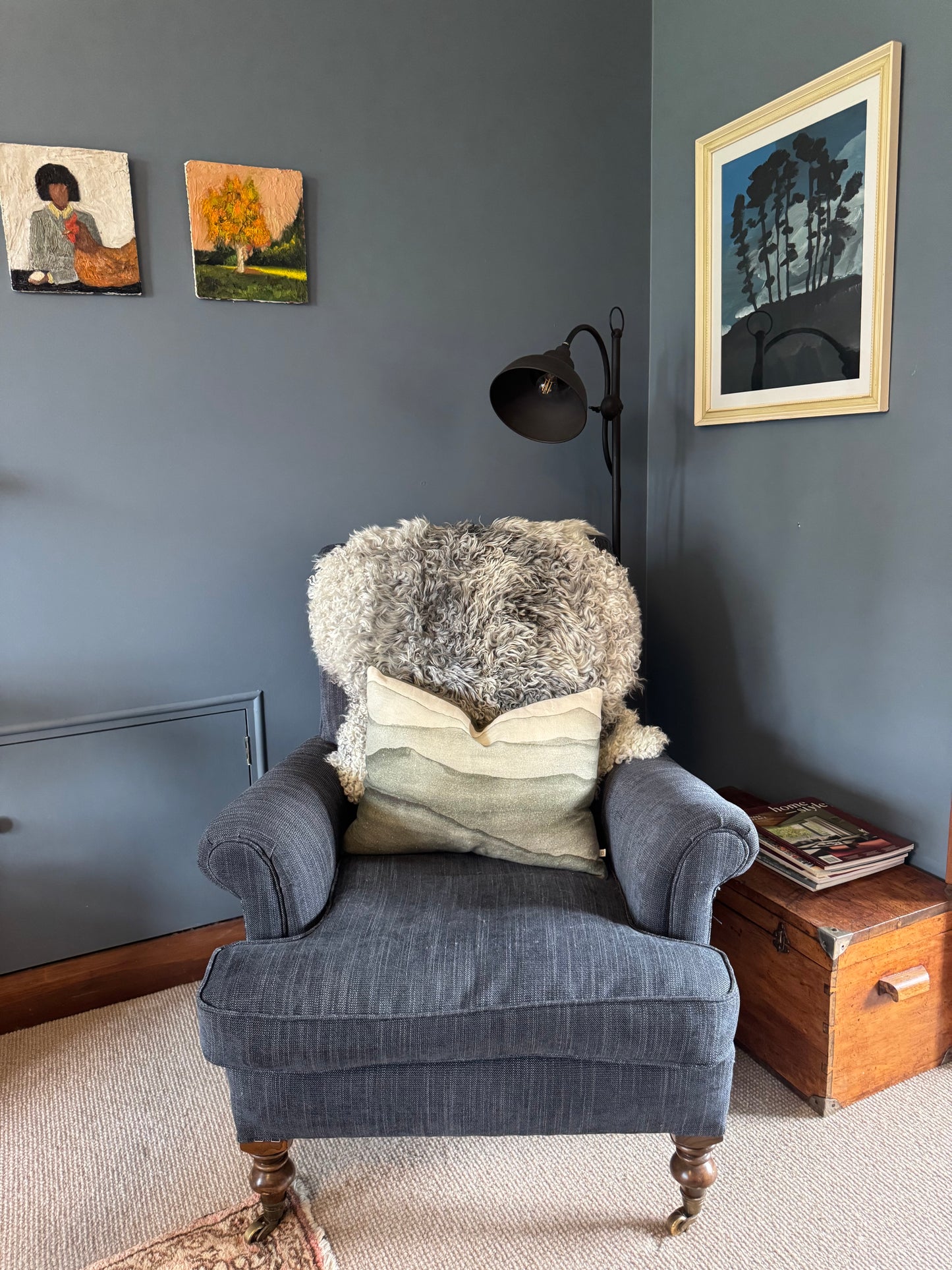 
                  
                    Gotland Sheepskin Rug White/Silver Grey Long Wool
                  
                