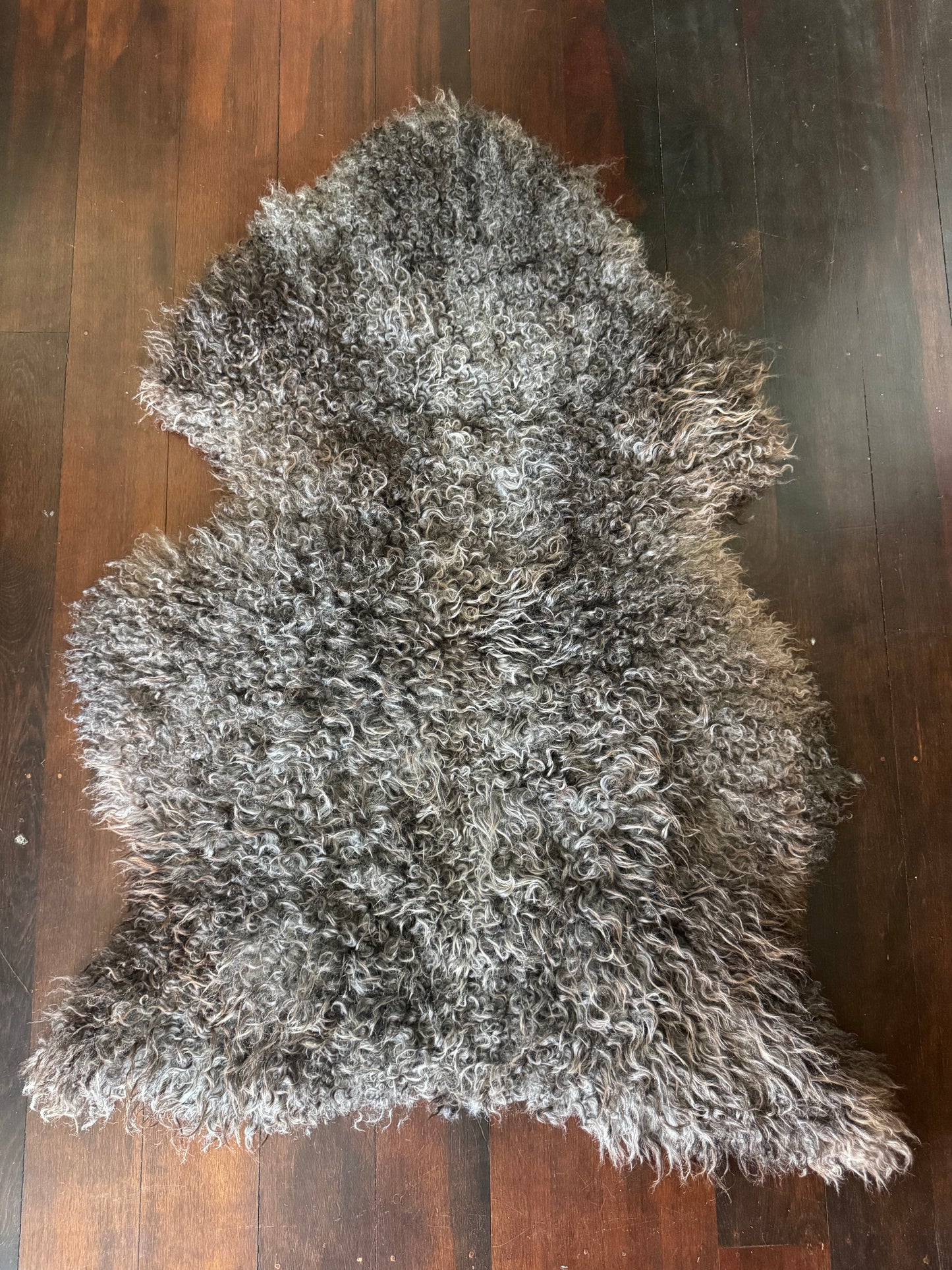
                  
                    Gotland Sheepskin Rug Dark Grey Long Wool
                  
                