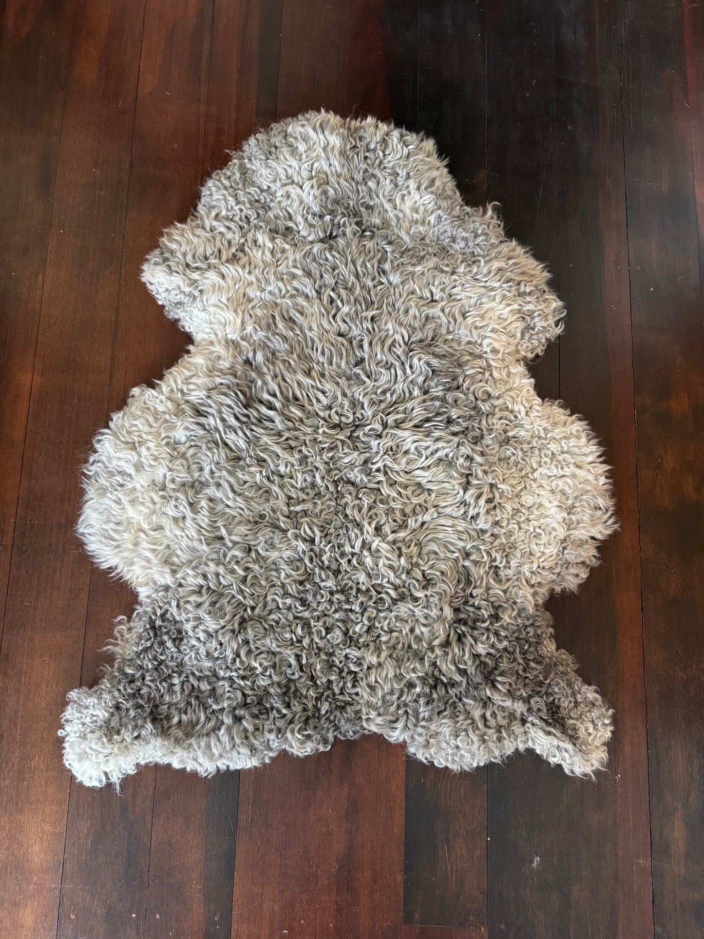 
                  
                    Gotland Sheepskin Rug Silver Grey Long Wool
                  
                