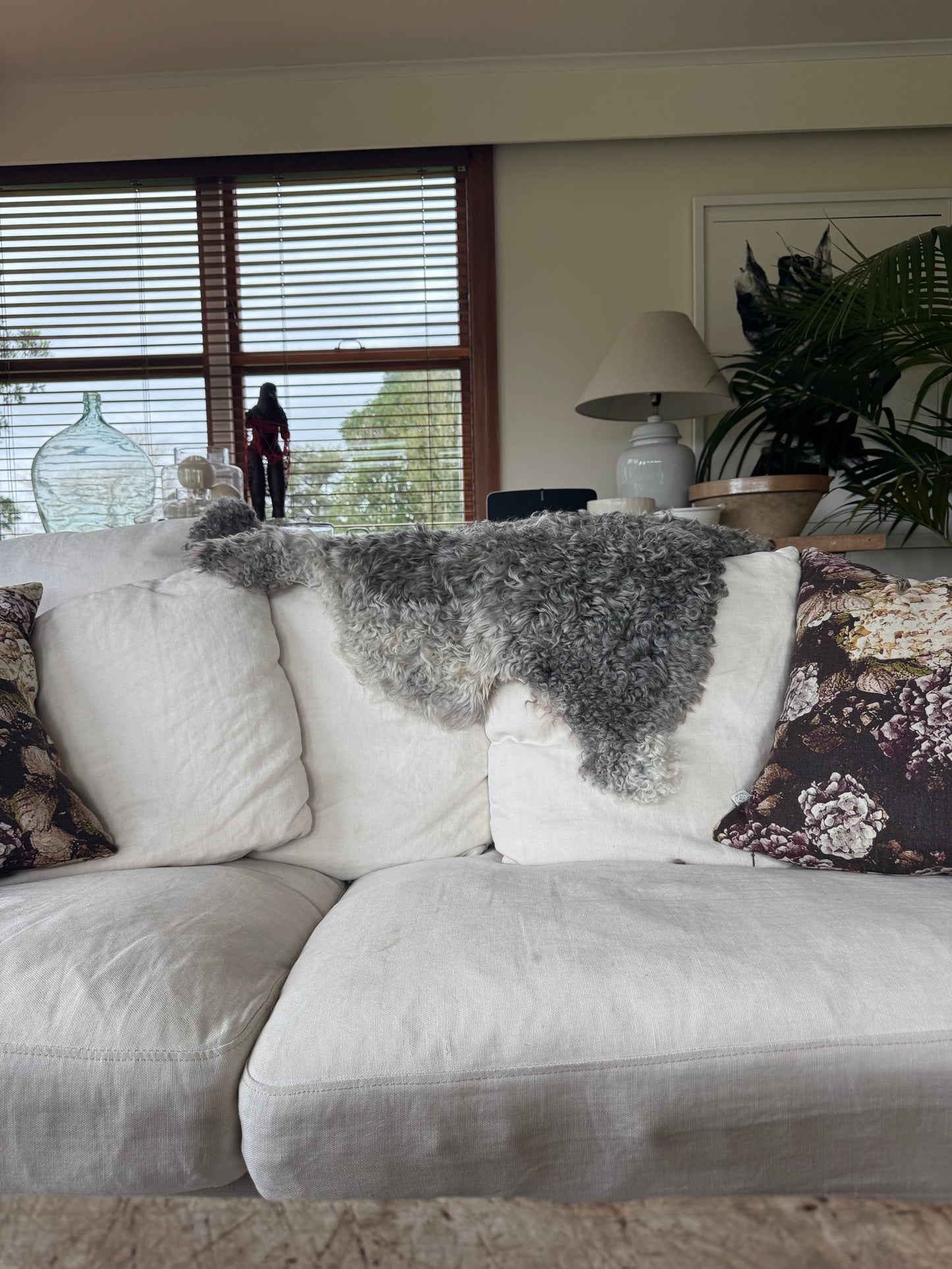 
                  
                    Gotland Sheepskin Rug Silver Grey Long Wool
                  
                