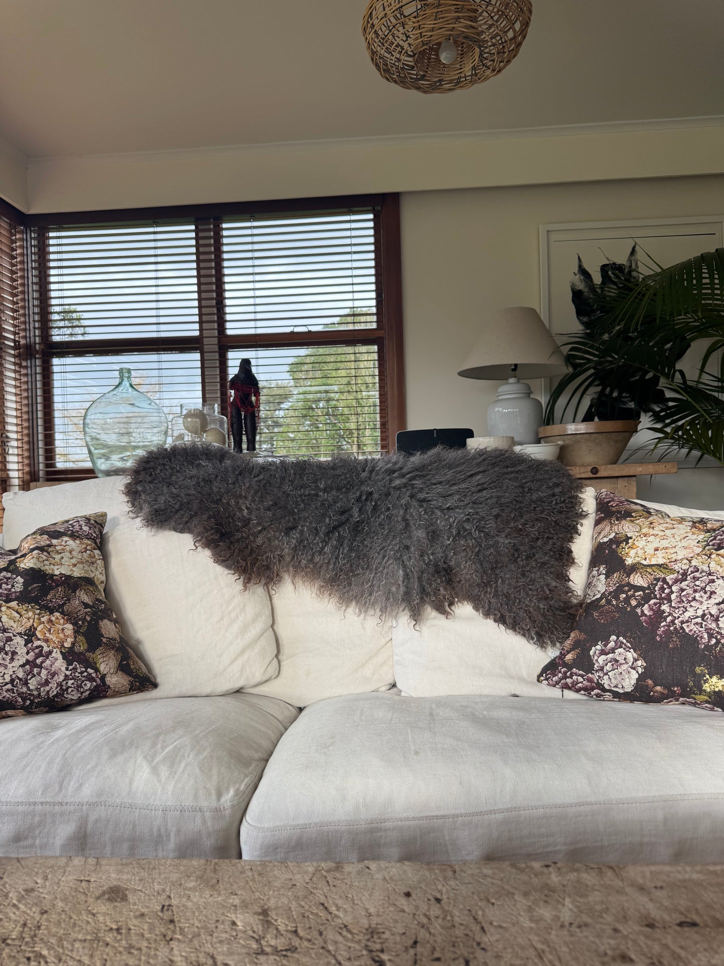 
                  
                    Gotland Sheepskin Rug Black/Dark Grey Long Wool
                  
                