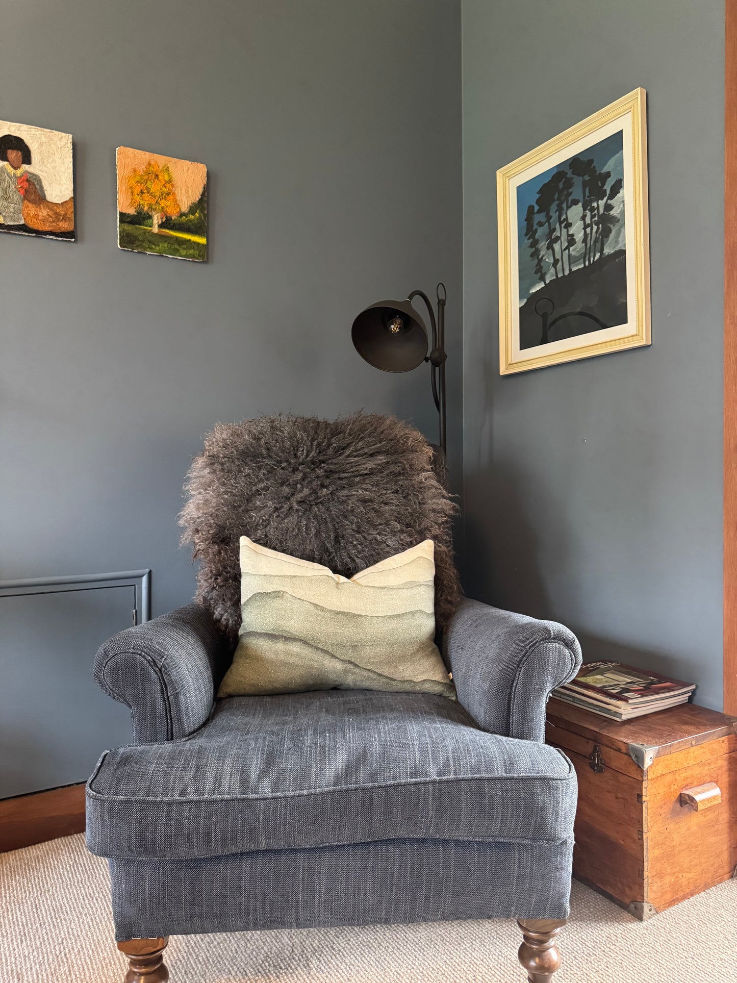 
                  
                    Gotland Sheepskin Rug Black/Dark Grey Long Wool
                  
                