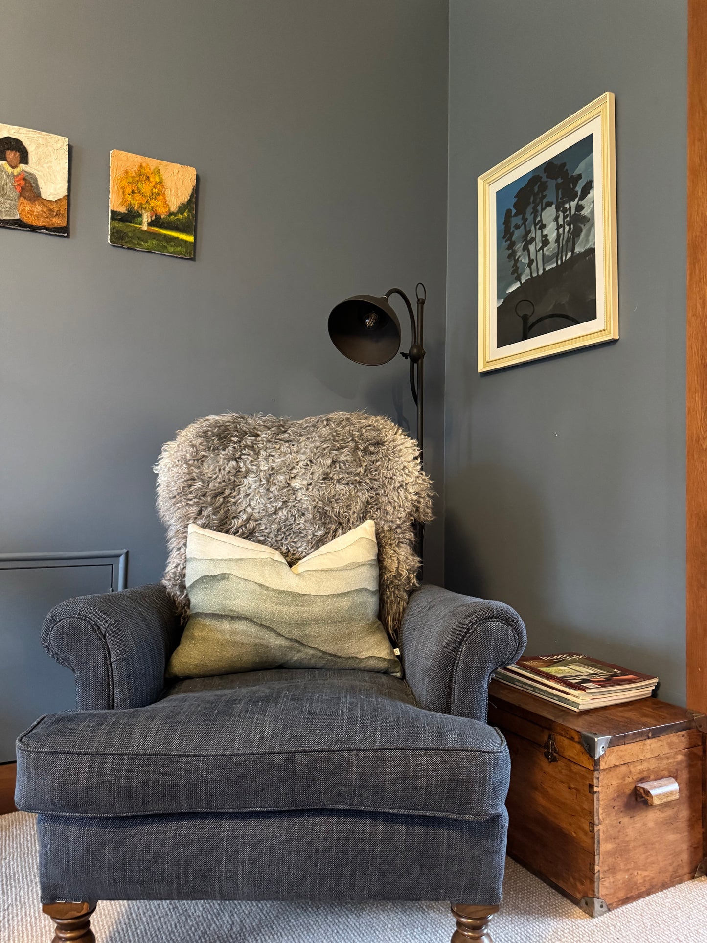 
                  
                    Gotland Sheepskin Rug Mid Grey Long Wool
                  
                