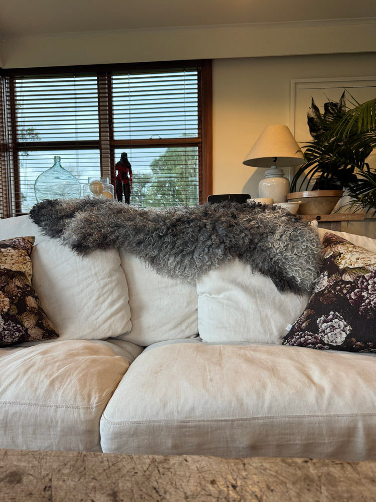 
                  
                    Gotland Sheepskin Rug Mid/Dark Grey Long Wool
                  
                