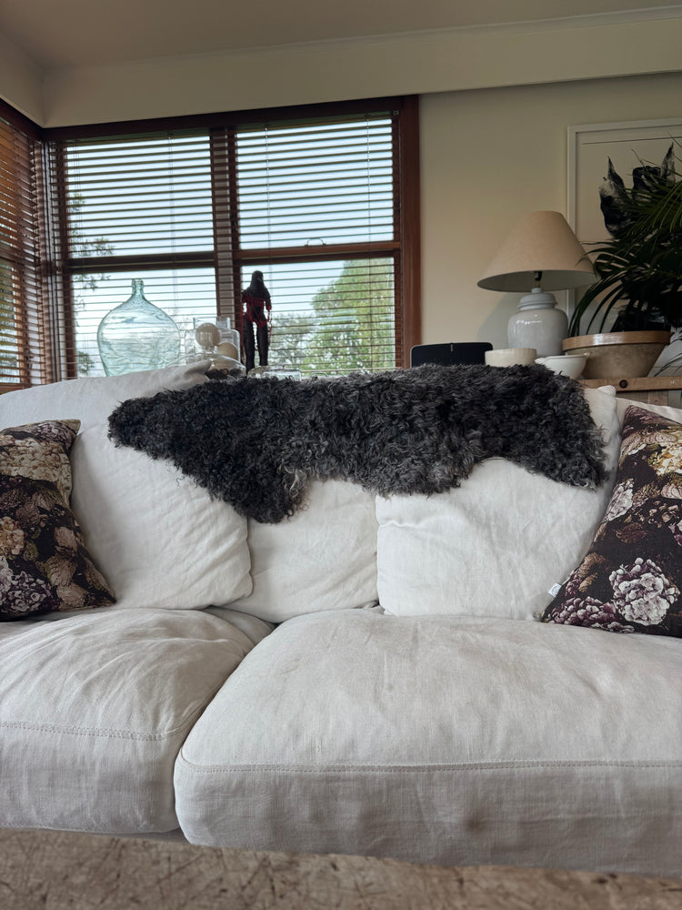 
                  
                    Gotland Sheepskin Rug Dark Grey Short Wool
                  
                