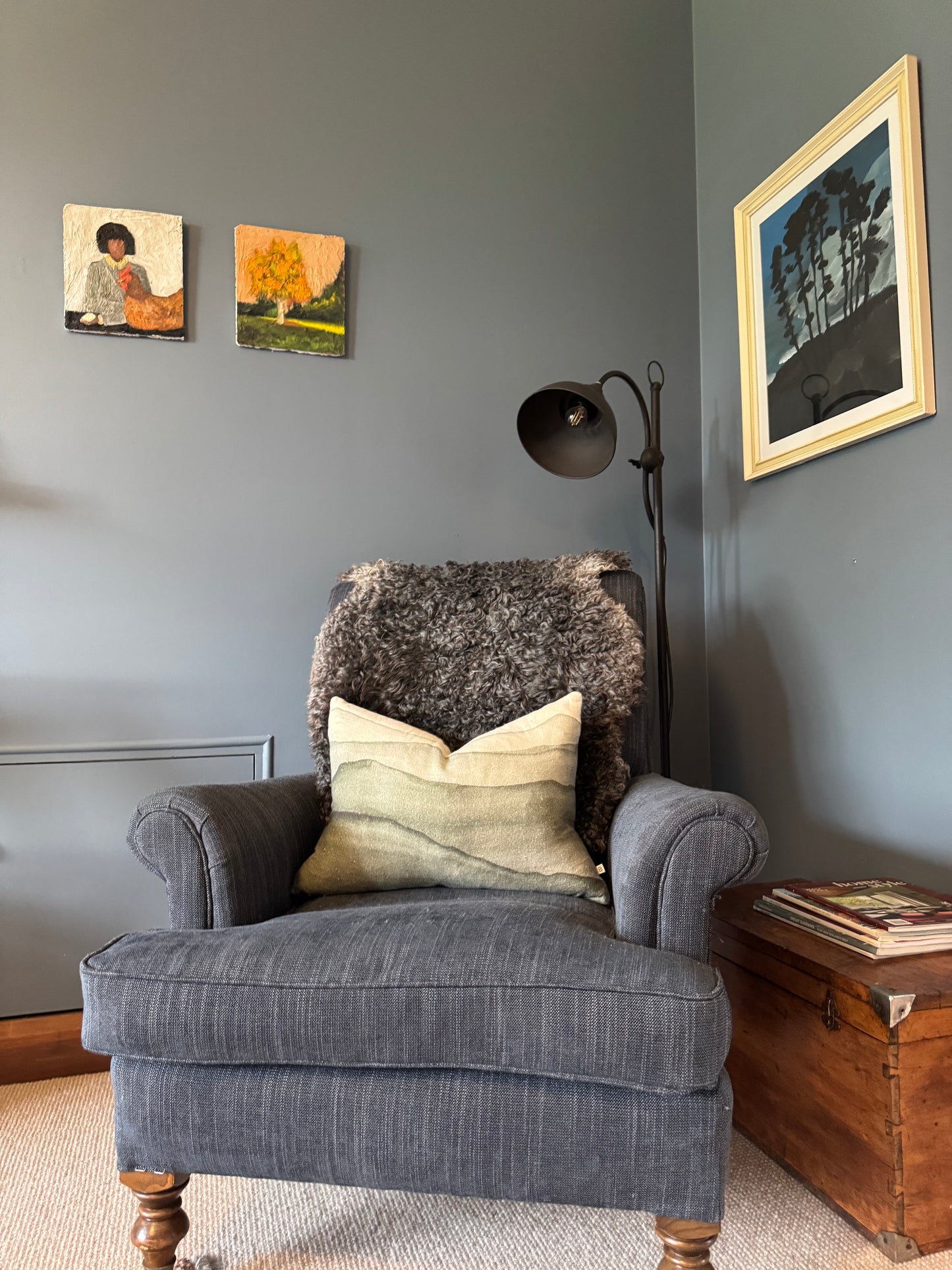 
                  
                    Gotland Sheepskin Rug Dark Grey Short Wool
                  
                