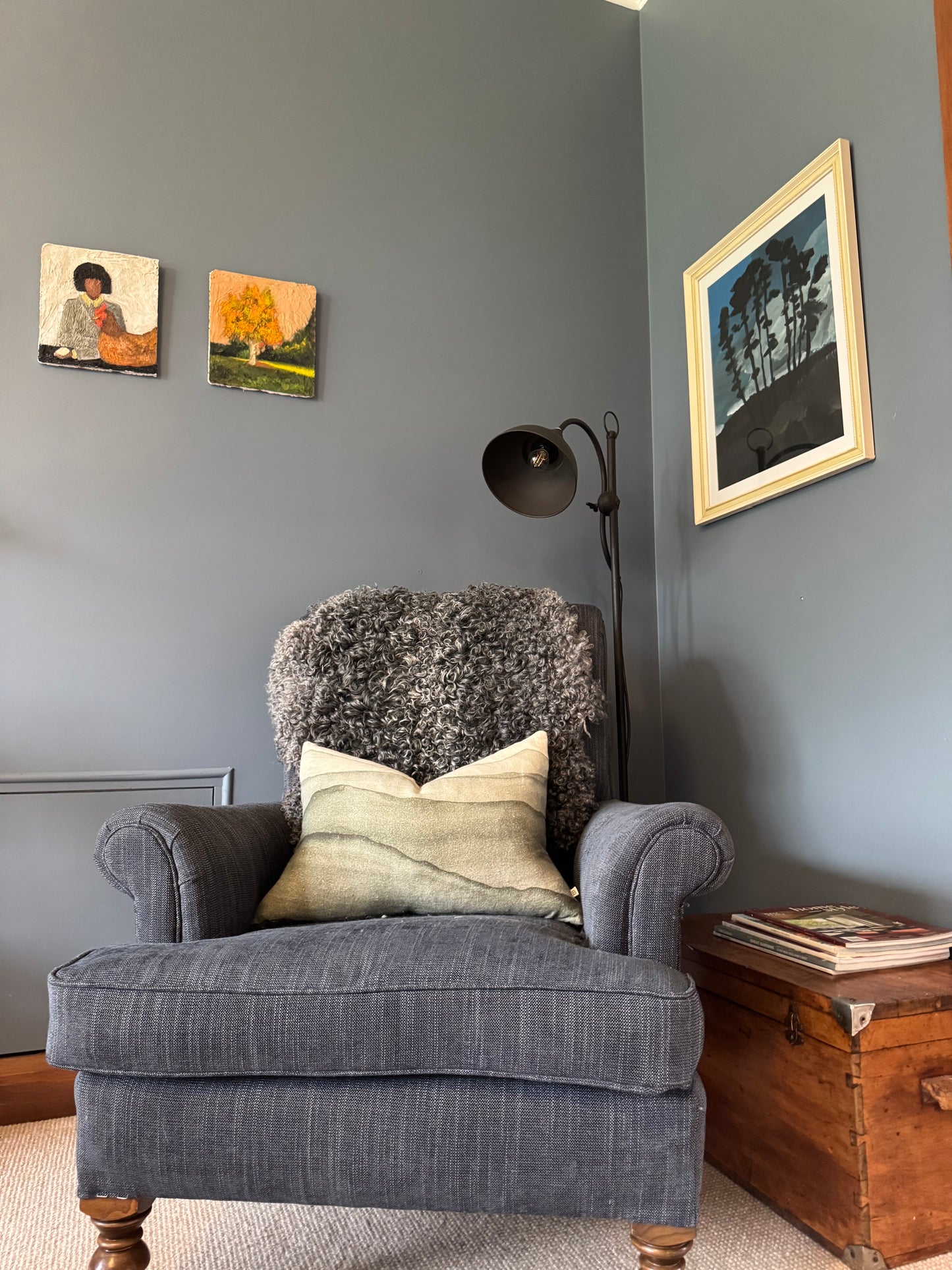 
                  
                    Gotland Sheepskin Rug Dark Grey Short Wool
                  
                