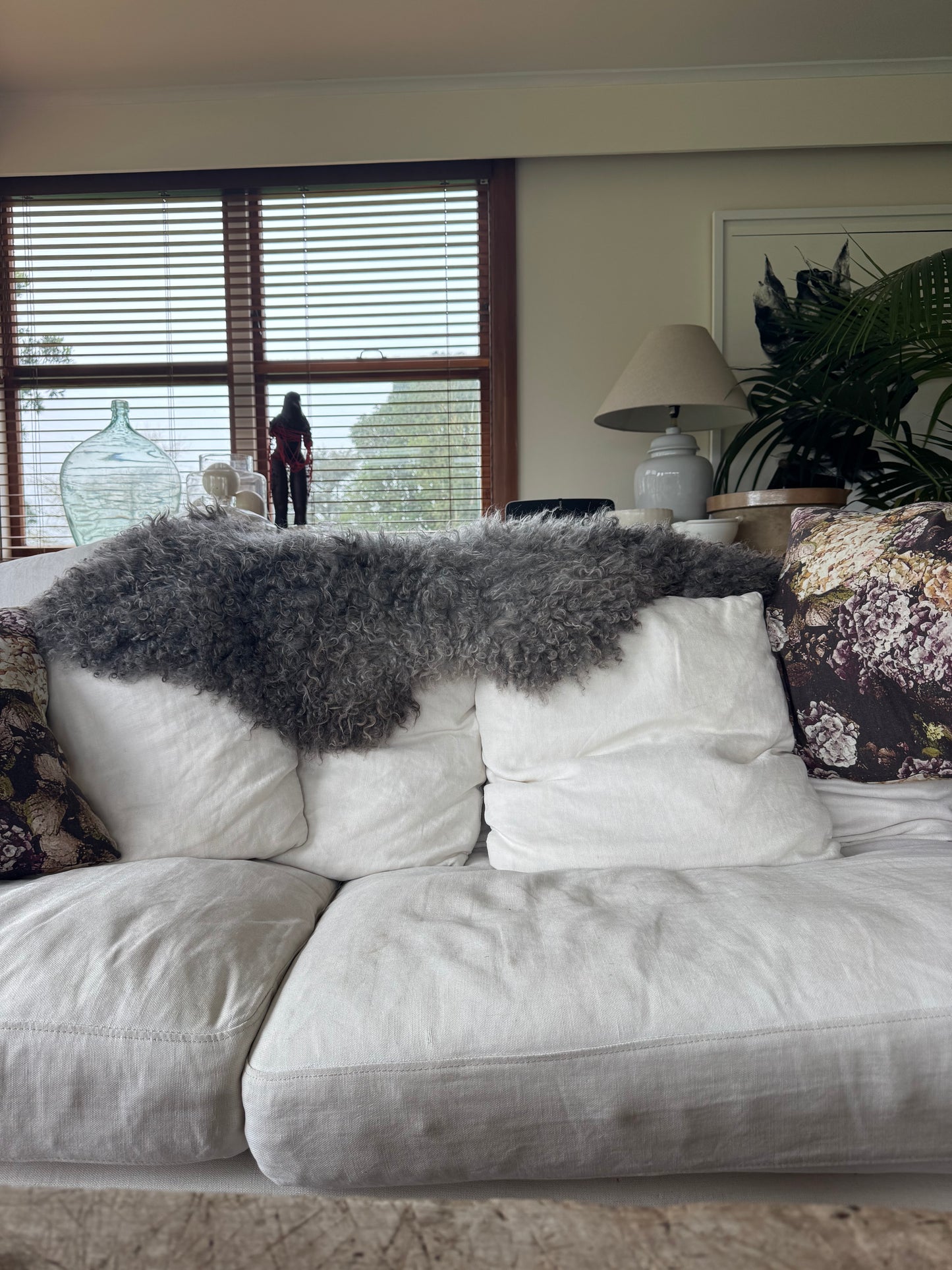 
                  
                    Gotland Sheepskin Rug Mid Grey Long Wool
                  
                