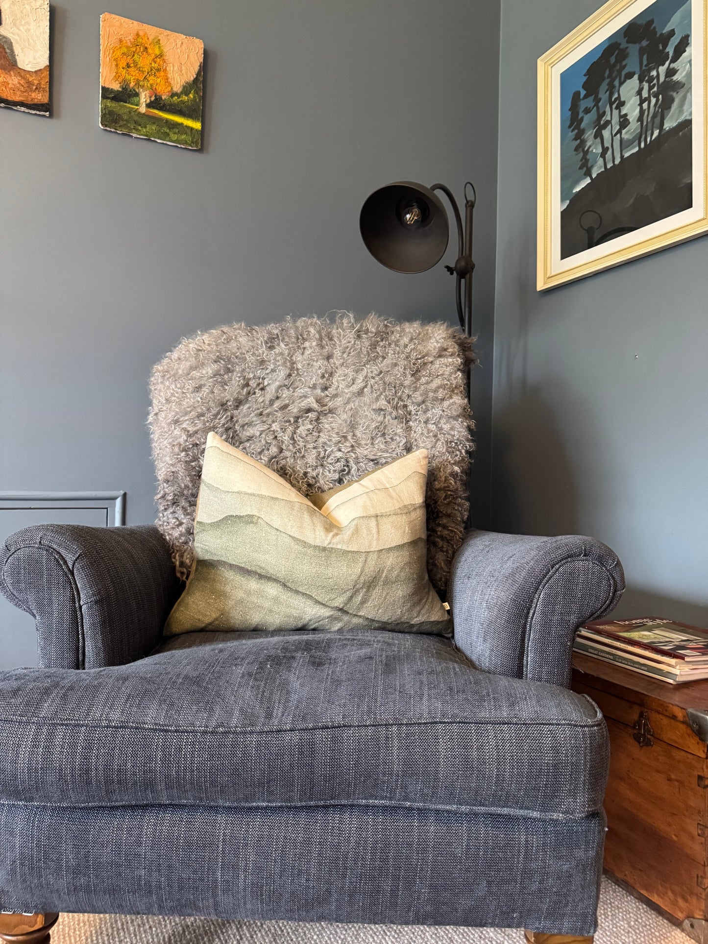 
                  
                    Gotland Sheepskin Rug Mid Grey Long Wool
                  
                