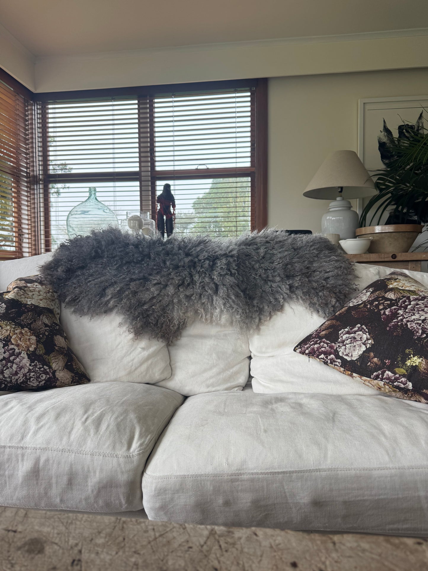 
                  
                    Gotland Sheepskin Rug Mid Grey Long Wool
                  
                