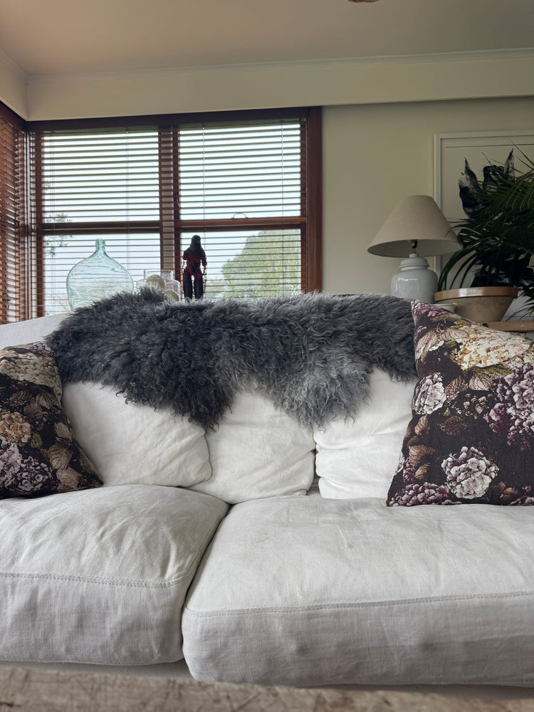 
                  
                    Gotland Sheepskin Rug Mid/Dark Grey Long Wool
                  
                