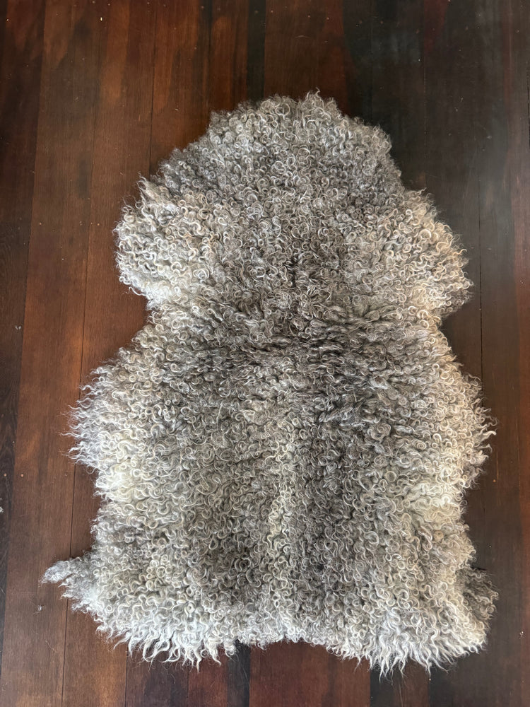 
                  
                    Gotland Sheepskin Rug Mid Grey Long Wool
                  
                