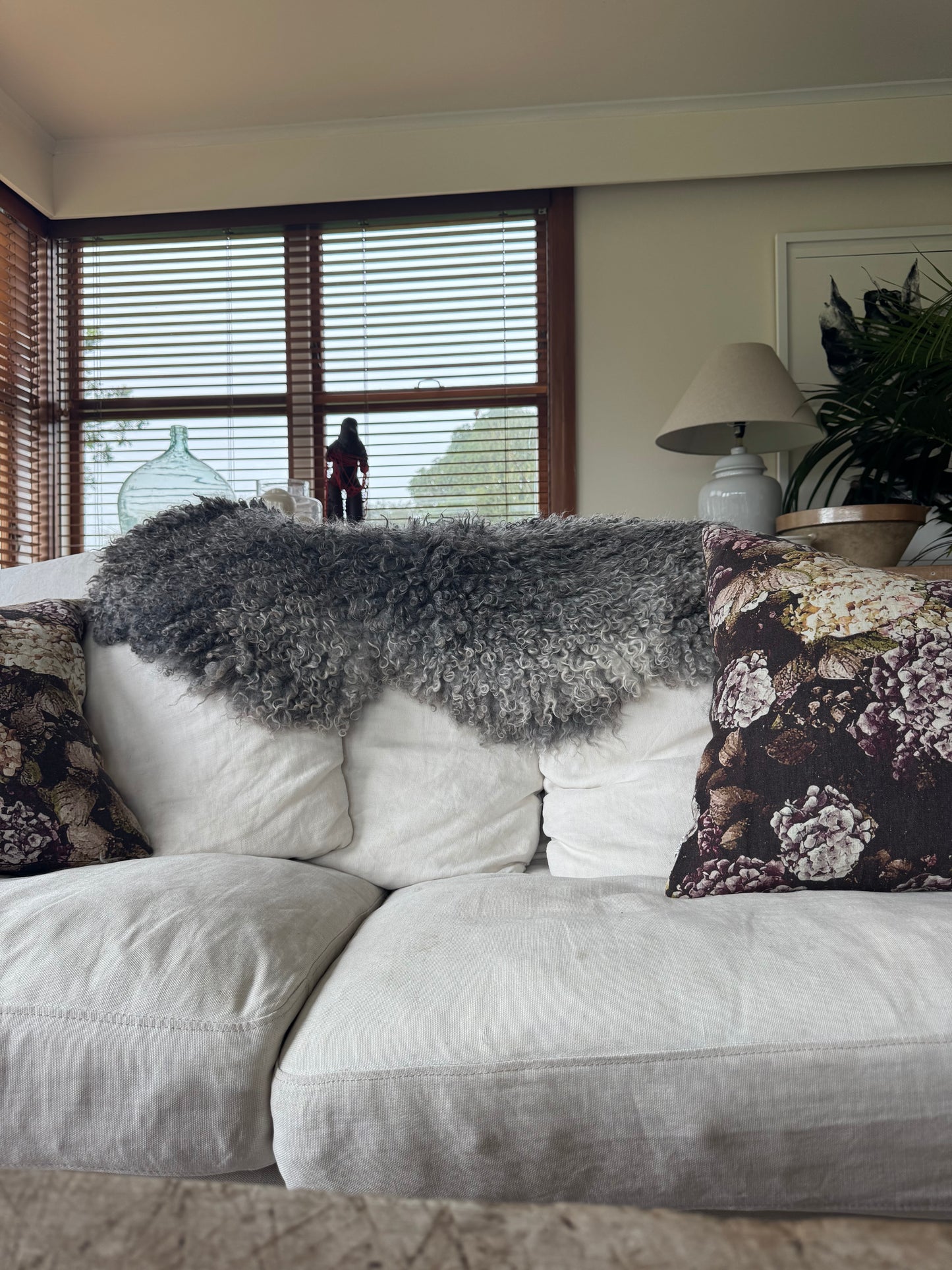 
                  
                    Gotland Sheepskin Rug Mid Grey Long Wool
                  
                