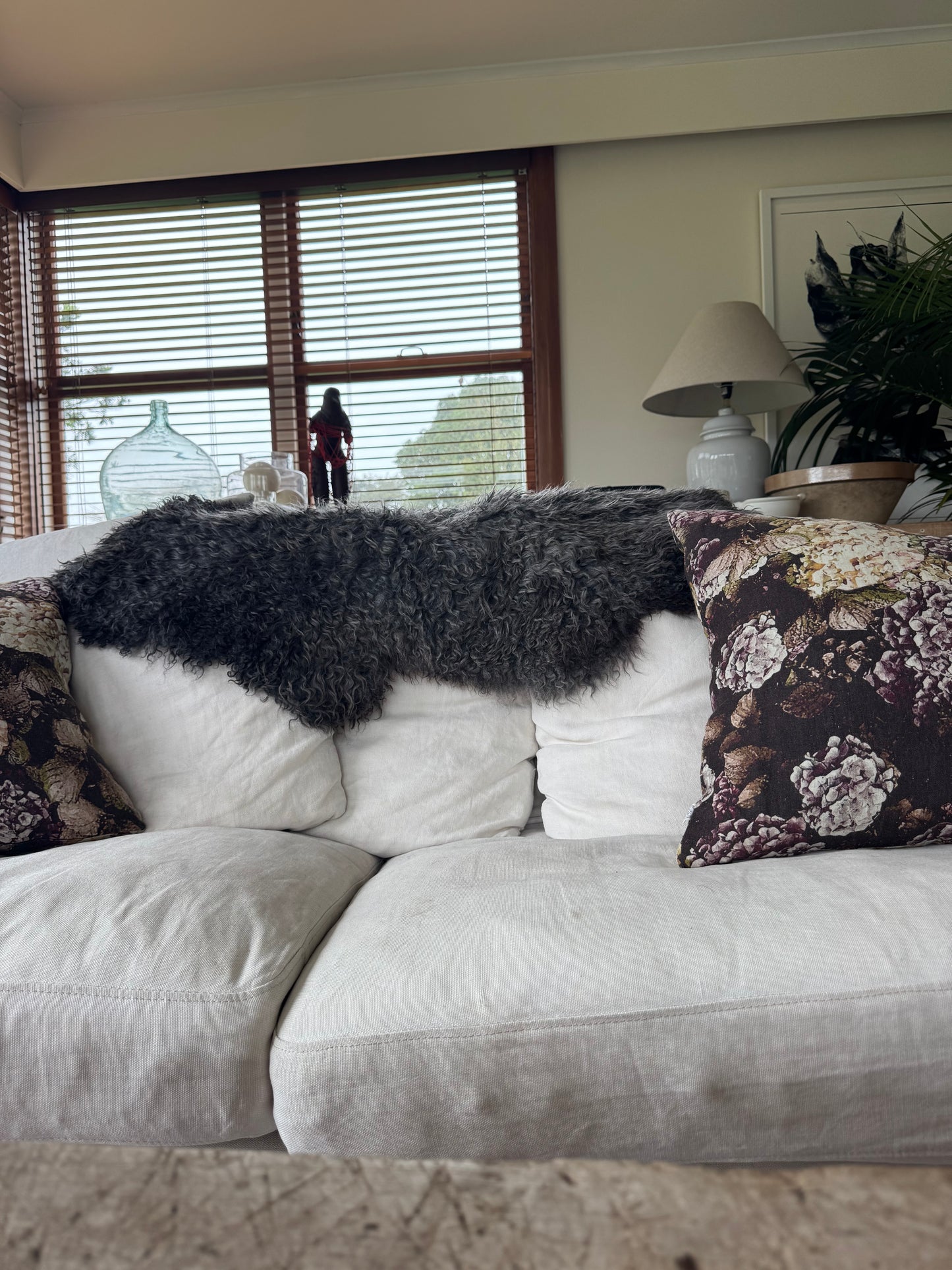 
                  
                    Gotland Sheepskin Rug Dark Grey Long Wool
                  
                
