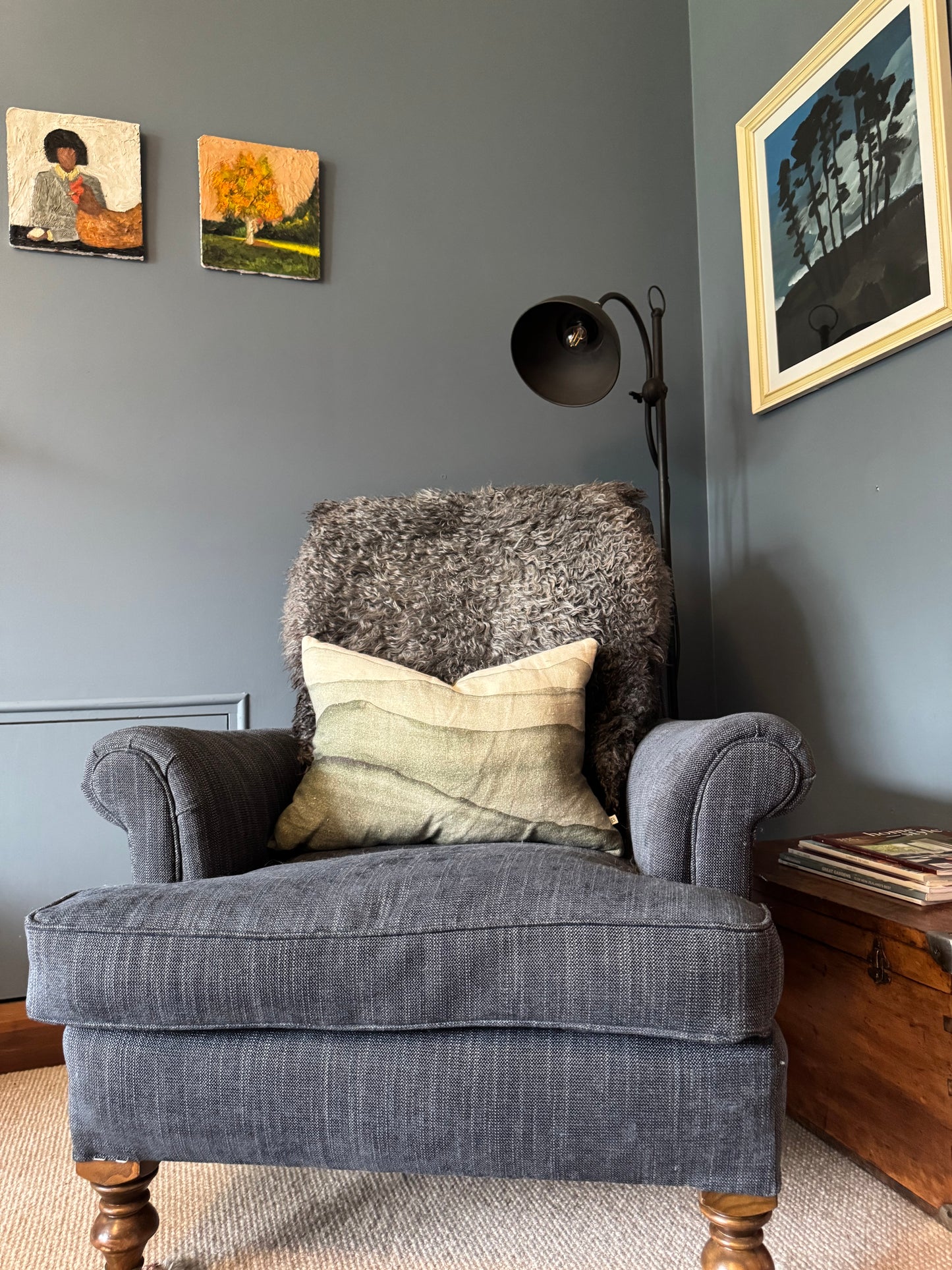 
                  
                    Gotland Sheepskin Rug Dark Grey Long Wool
                  
                