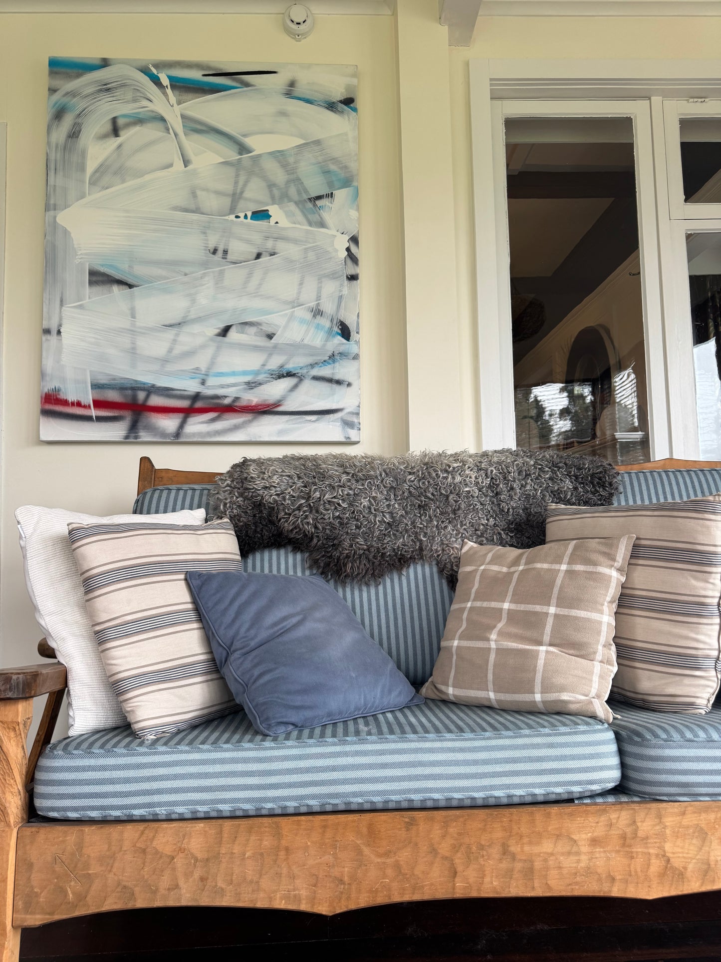 
                  
                    Gotland Sheepskin Rug Silver/Dark Grey Long Wool
                  
                
