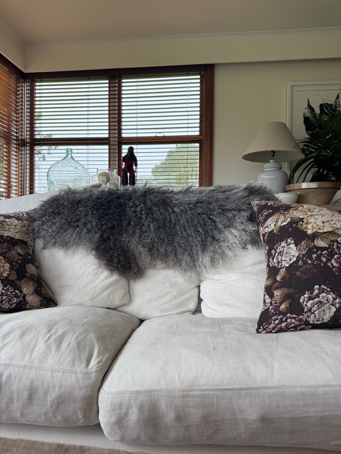 
                  
                    Gotland Sheepskin Rug Mid Grey Long Wool
                  
                