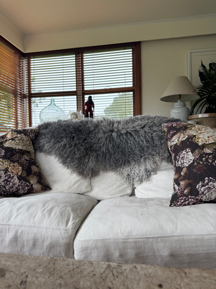
                  
                    Gotland Sheepskin Rug Mid Grey Long Wool
                  
                