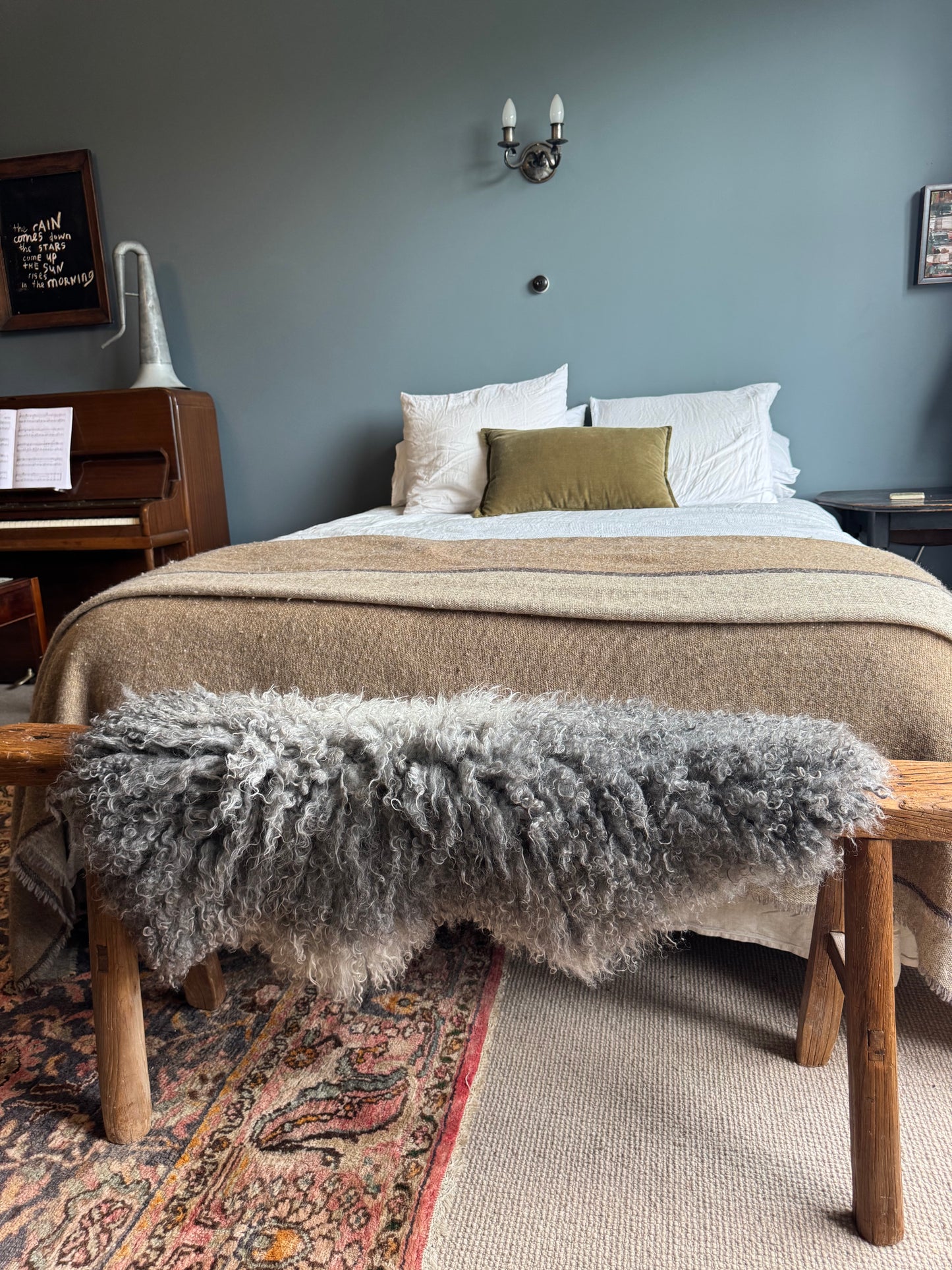 
                  
                    Gotland Sheepskin Rug Mid Grey Long Wool
                  
                