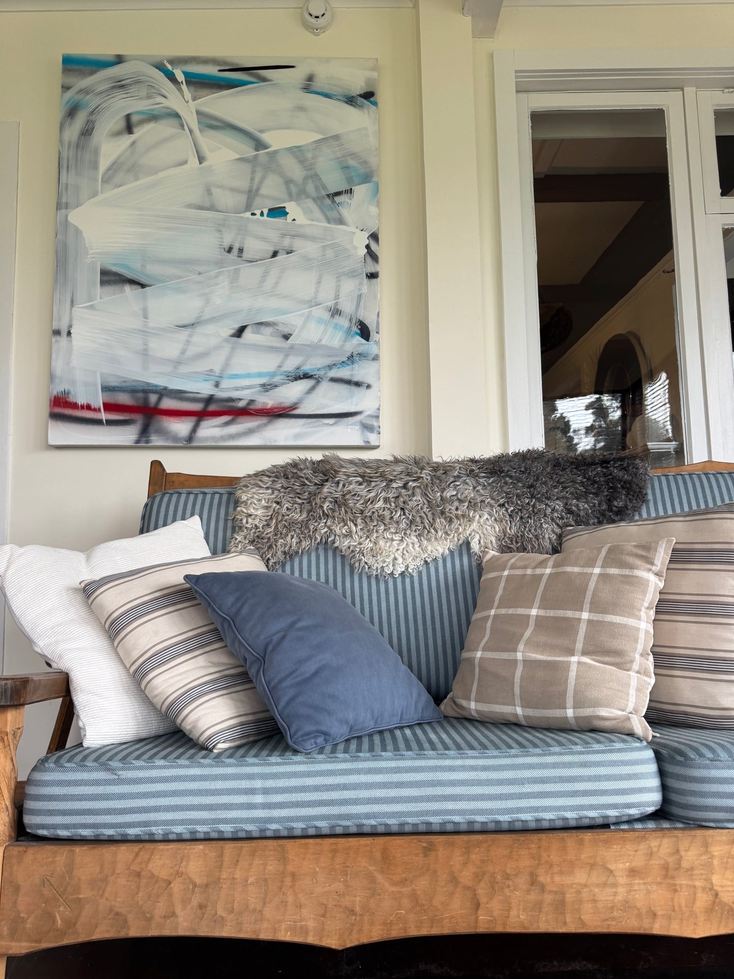 
                  
                    Gotland Sheepskin Rug Mottled Silver Long Wool
                  
                