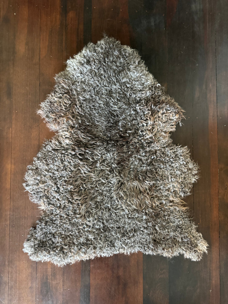 
                  
                    Gotland Sheepskin Rug Dark Grey/Brown Tinged Long Wool
                  
                