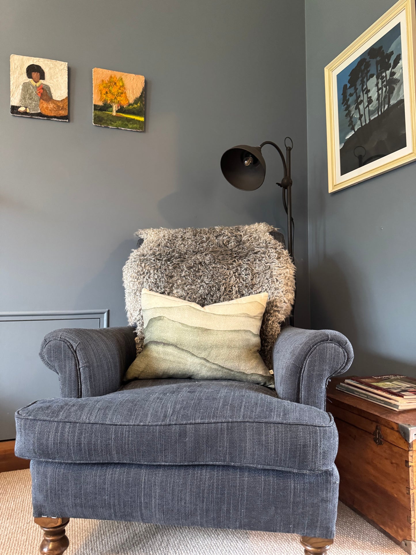 
                  
                    Gotland Sheepskin Rug Silver/Mid Grey Short Wool
                  
                