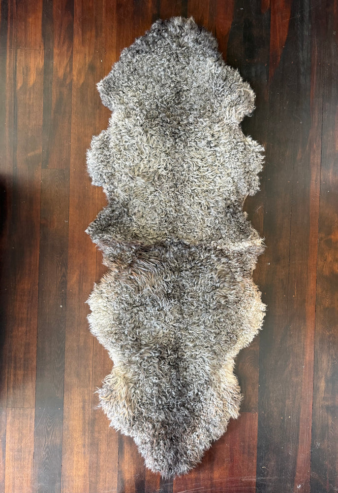 
                  
                    Gotland Double Sheepskin Rug Mid Grey
                  
                