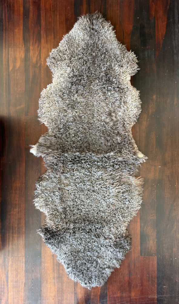 
                  
                    Gotland Double Sheepskin Rug Mid/Dark Grey
                  
                