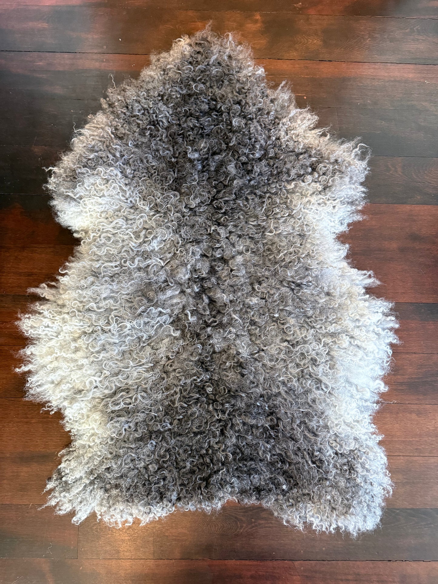 
                  
                    Gotland Sheepskin Rug, Mottled Grey, Long Wool
                  
                