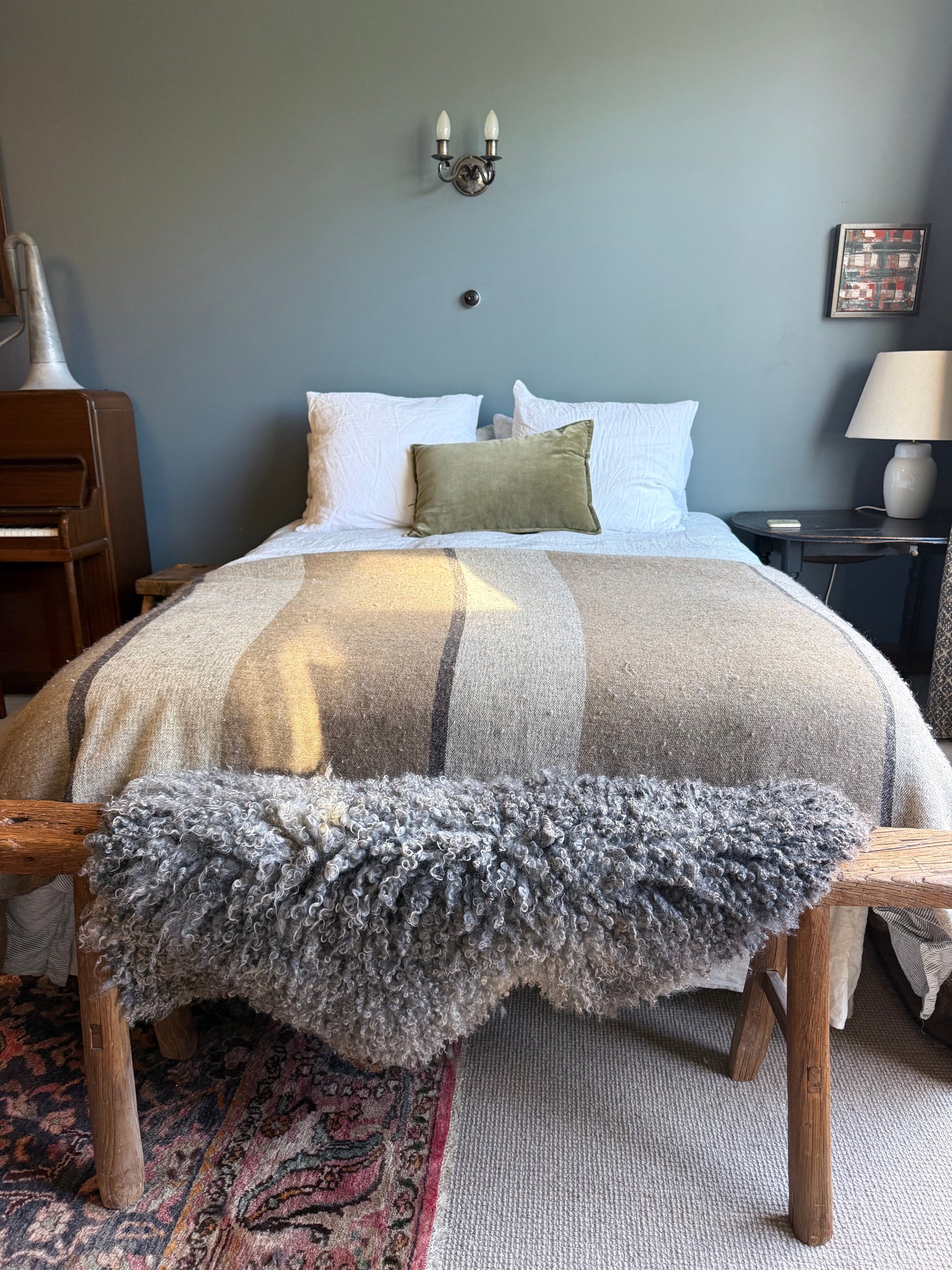 
                  
                    Gotland Sheepskin Rug, Mid Grey, Long Wool
                  
                