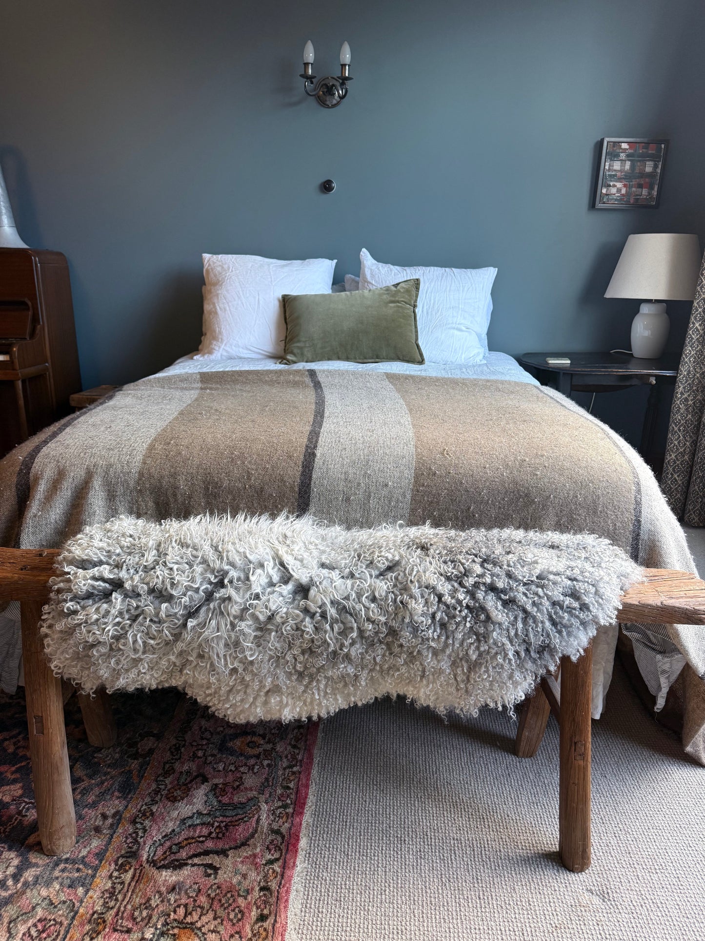 
                  
                    Gotland Sheepskin Rug, White/Light Grey, Long Wool
                  
                