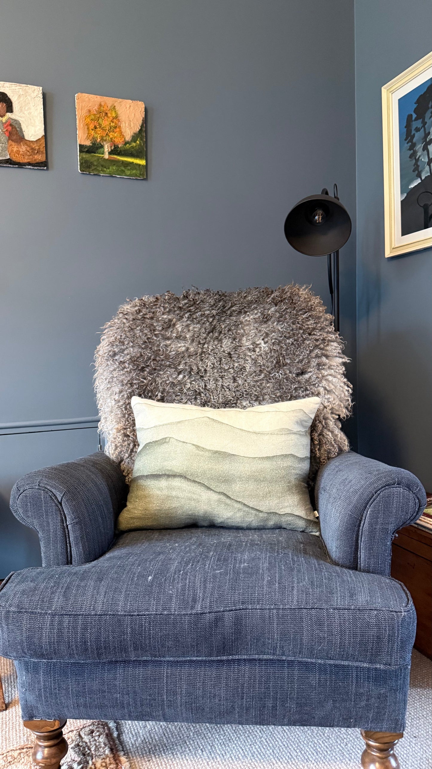 
                  
                    Gotland Sheepskin Rug, Light/Mid Grey, Long Wool
                  
                