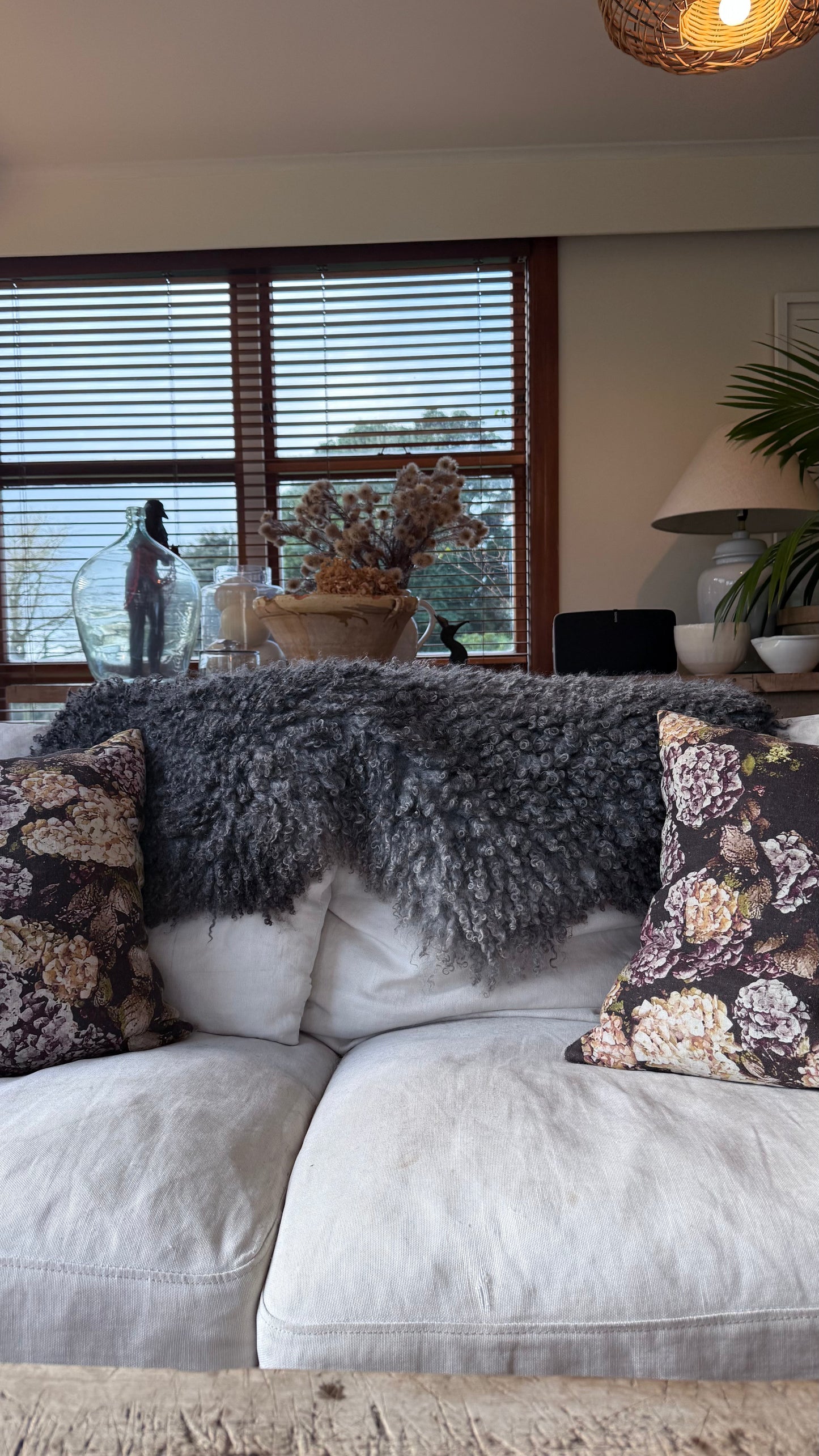 
                  
                    Gotland Sheepskin Rug, Mid/Dark Grey, Long Wool
                  
                